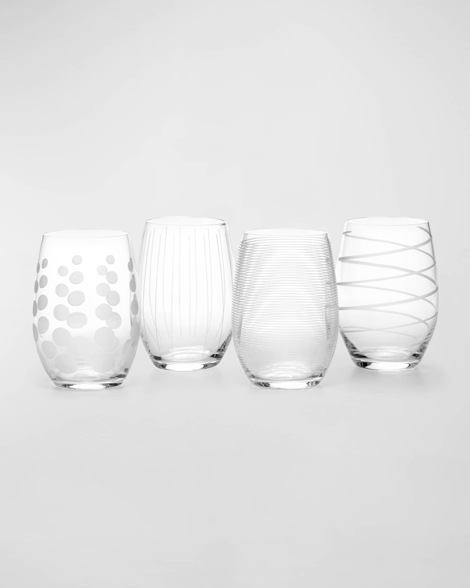 Mikasa Cheers Stemless Wine Glasses, Set of 4 Horchow