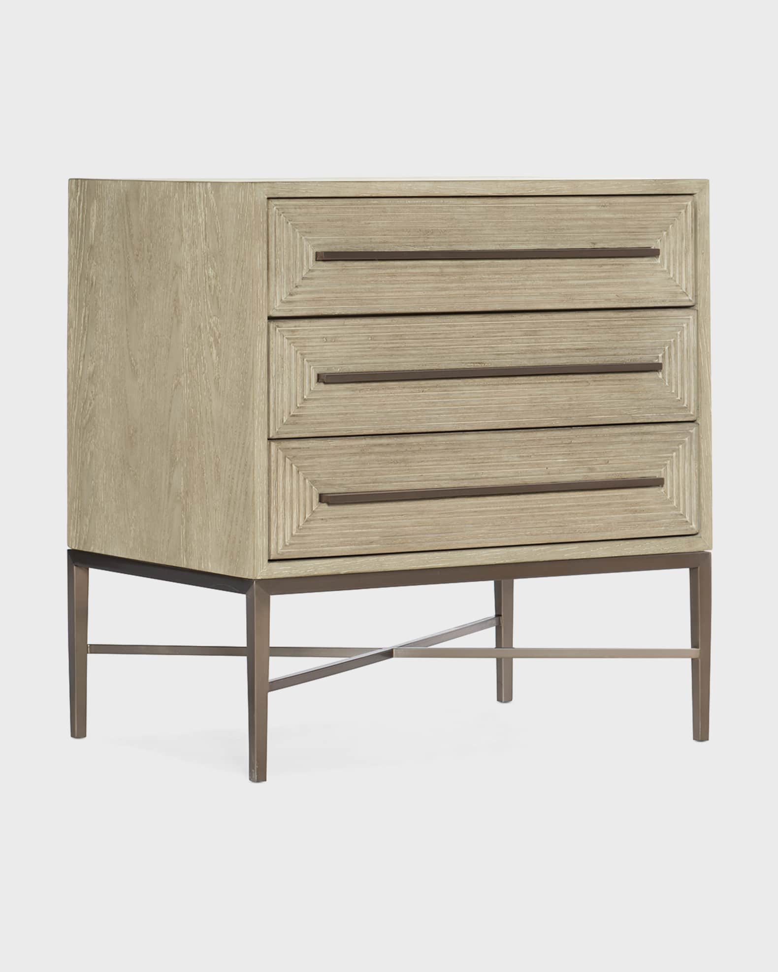 Hooker Furniture Cascade Three Drawer Nightstand Horchow