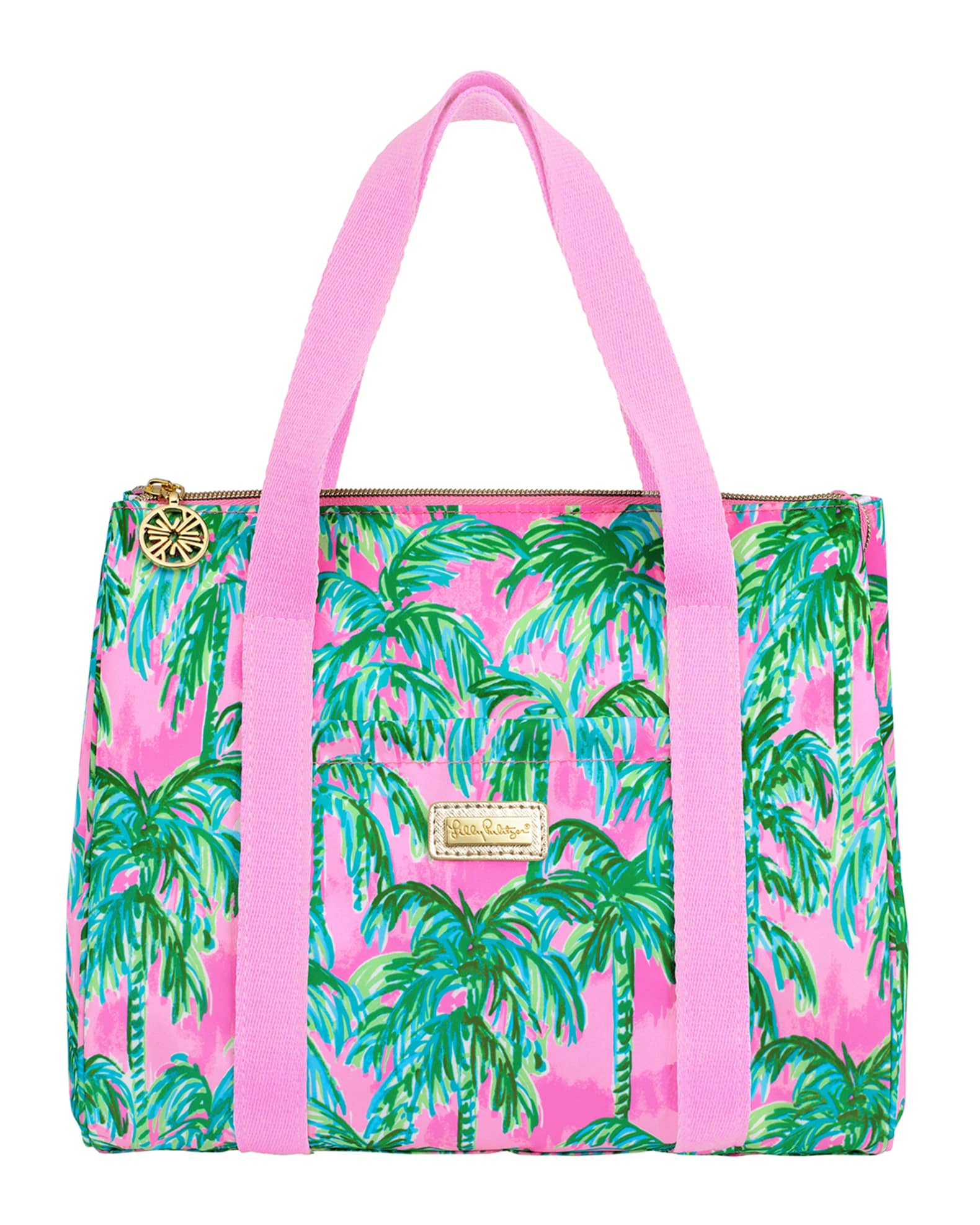 Flamingo Graphic Lunch Bag Double Handle Preppy Lunch Tote Bag