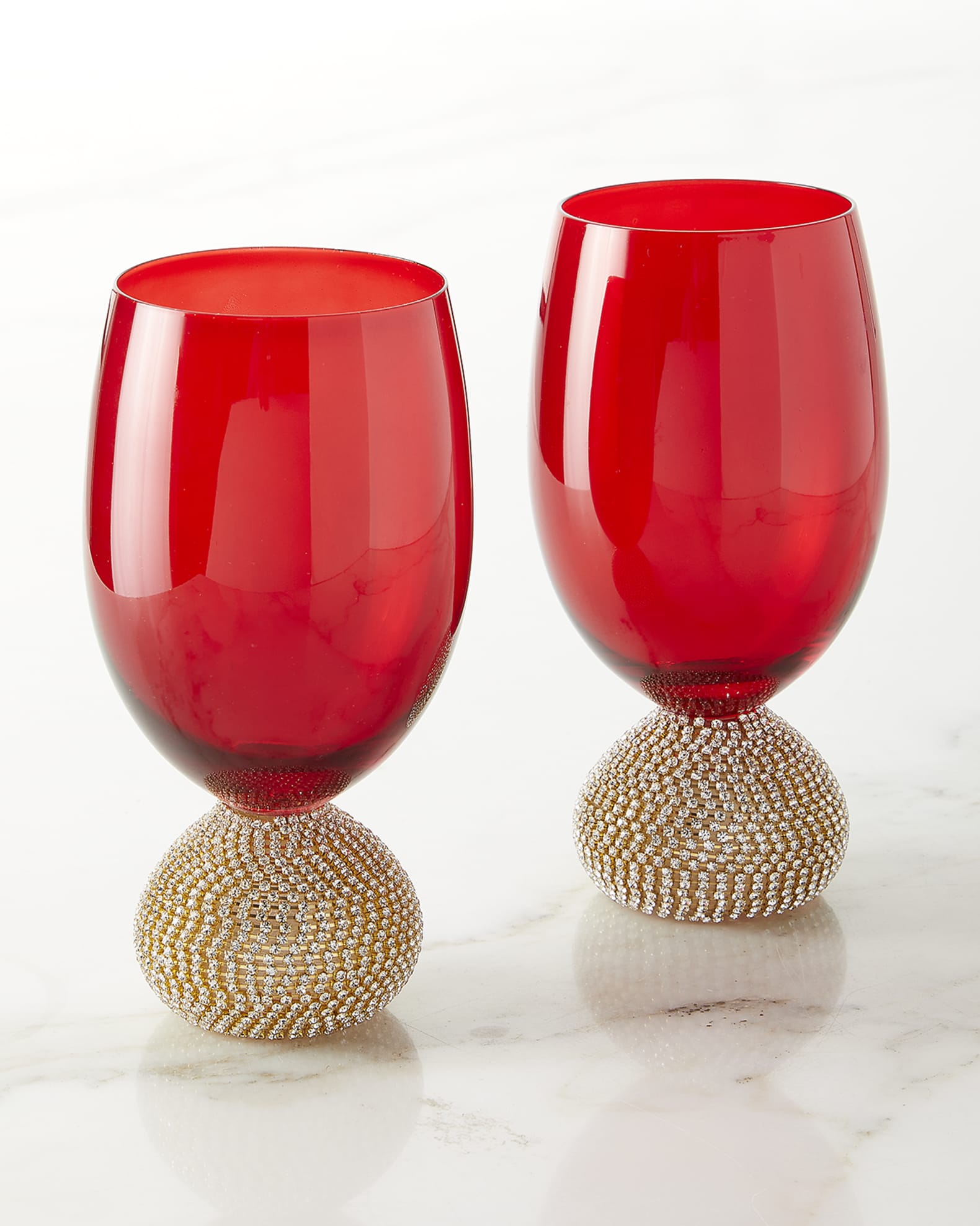 Bling Bling Wine Glasses - Set of 2