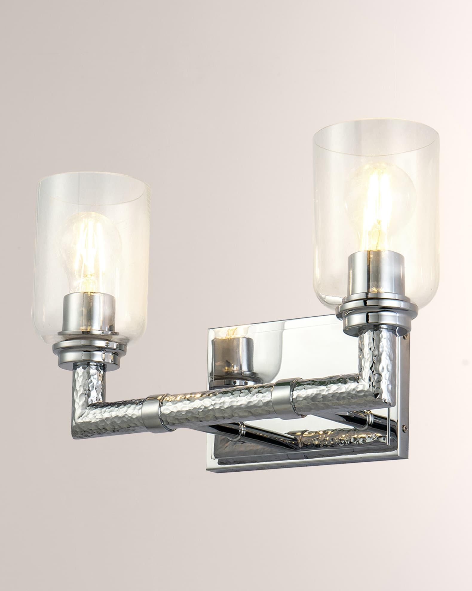 Lucas + McKearn Rampart 2-Light Bath Vanity Light