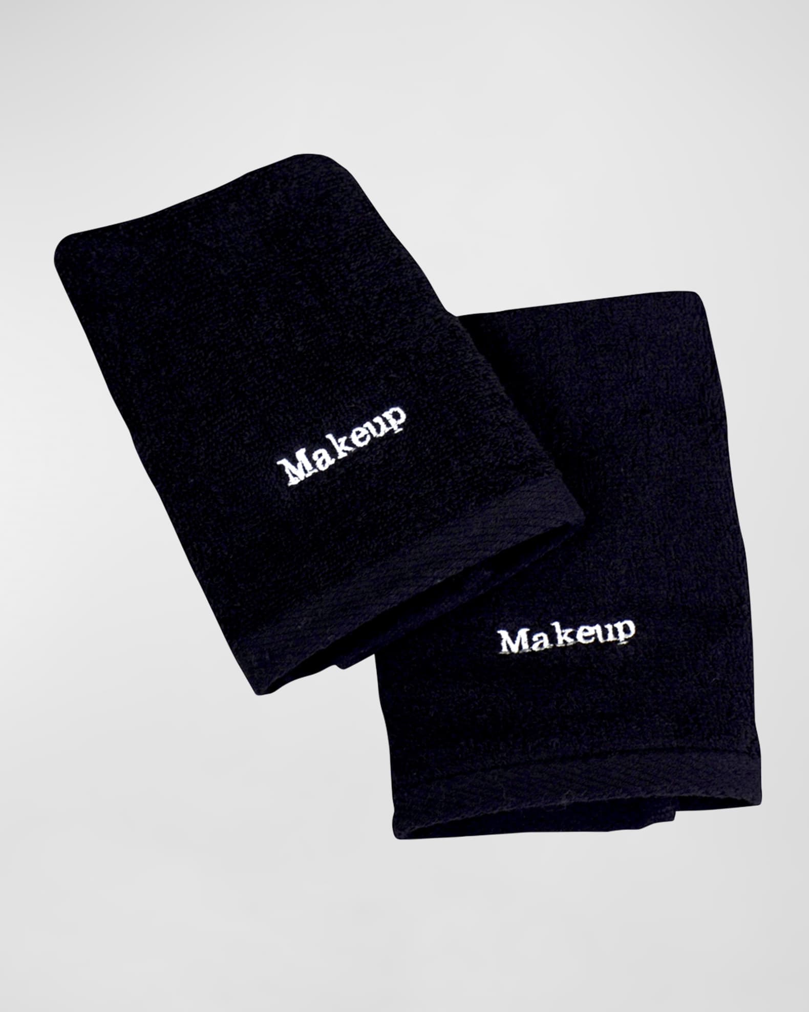 The Pillow Bar Black Makeup Towel Set  Horchow