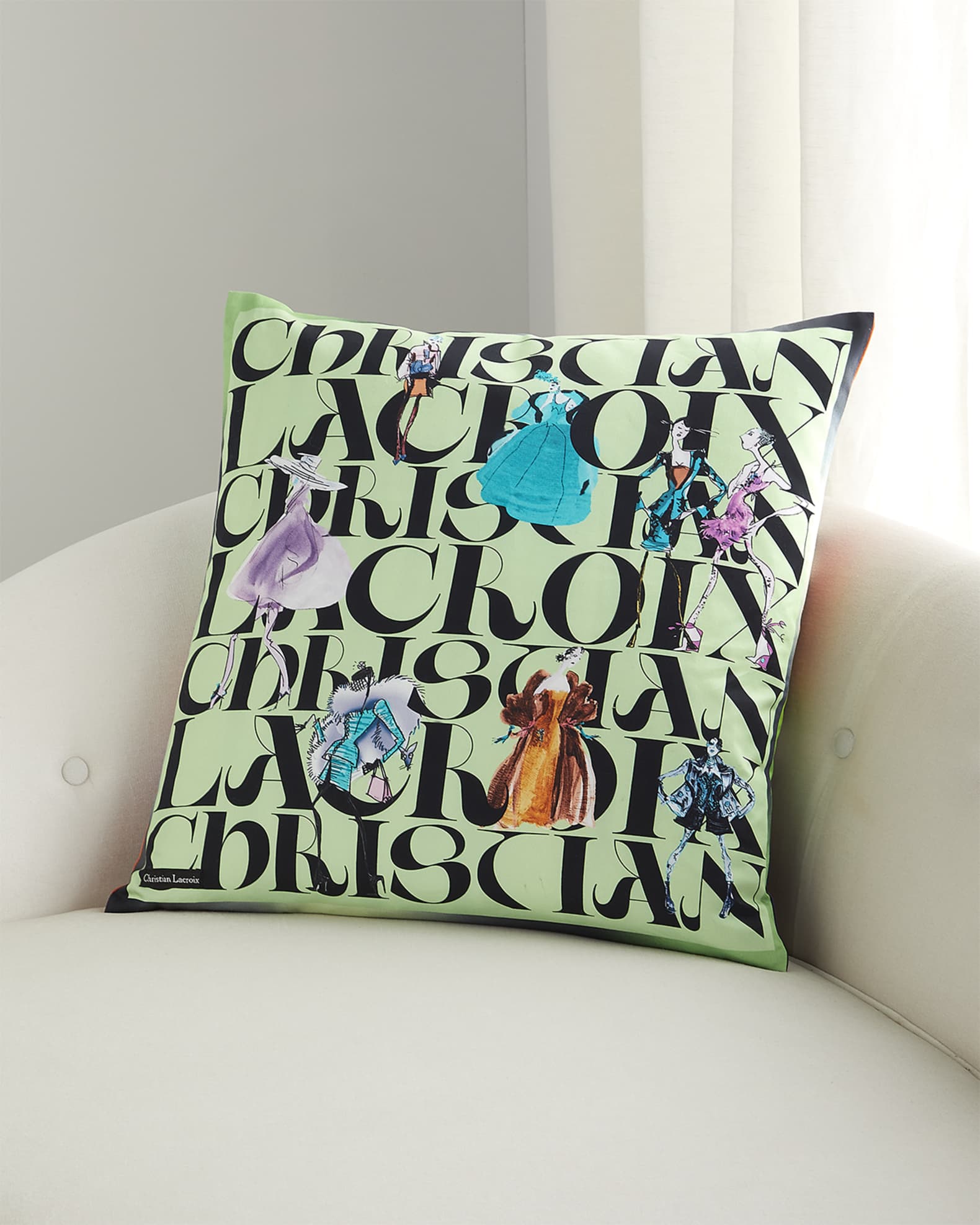 Kate spade deals green pillow
