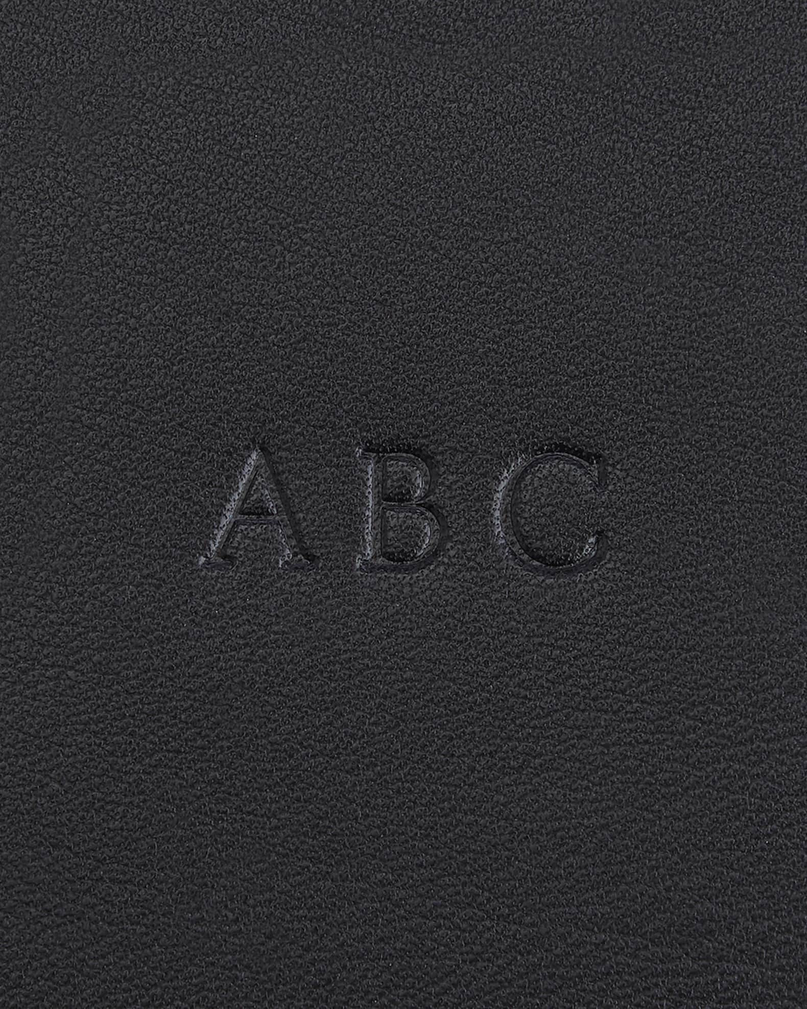 ROYCE New York Monogrammed Executive Weekly Leather Calendar Planner