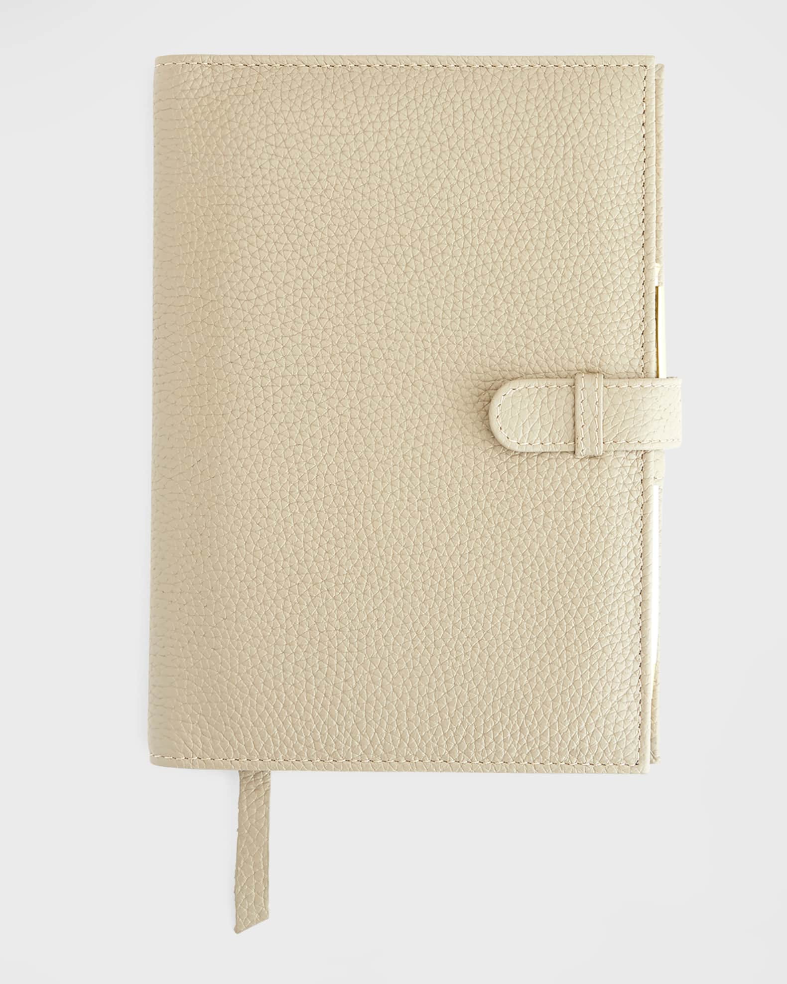 ROYCE New York Monogrammed Executive Weekly Leather Calendar Planner