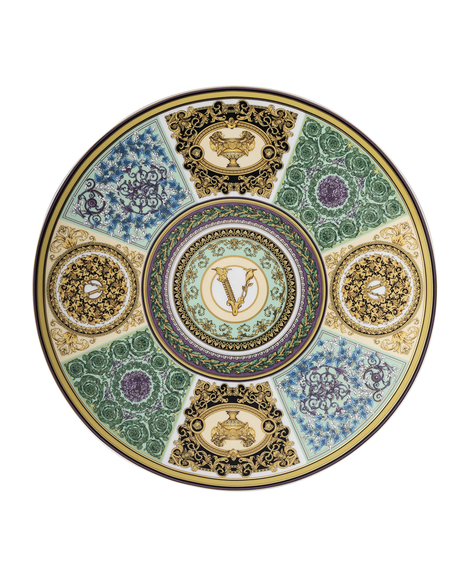 Versace Barocco Mosaic Service Plate Horchow