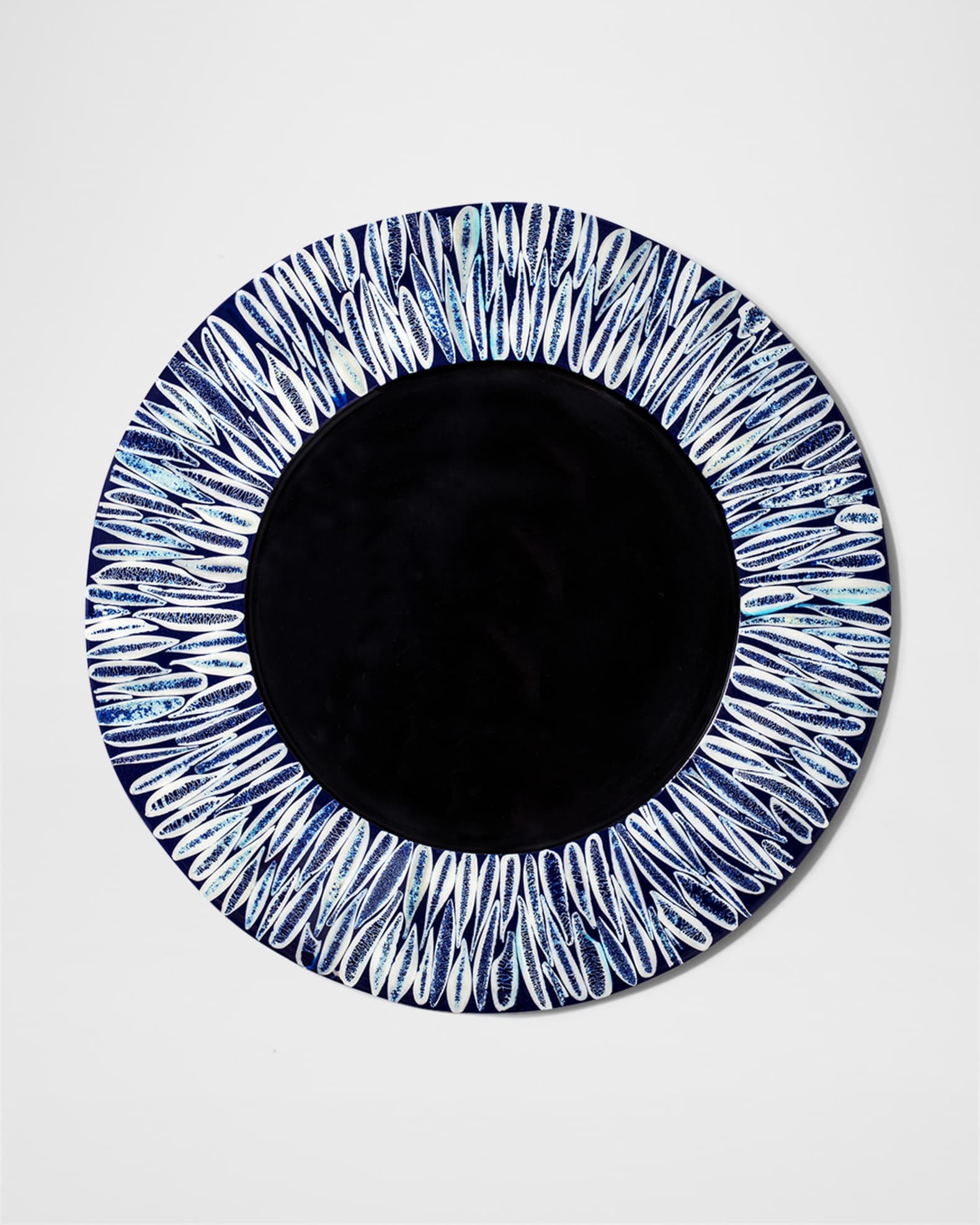LADORADA Blue Almendro 14" Charger Plate