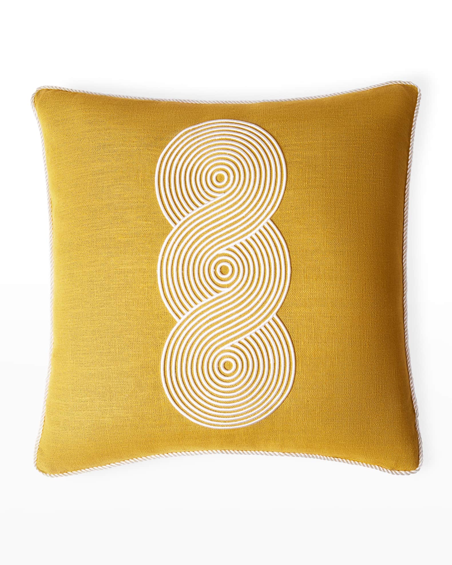 Jonathan Adler Pompidou Loops Pillow, Ochre Horchow