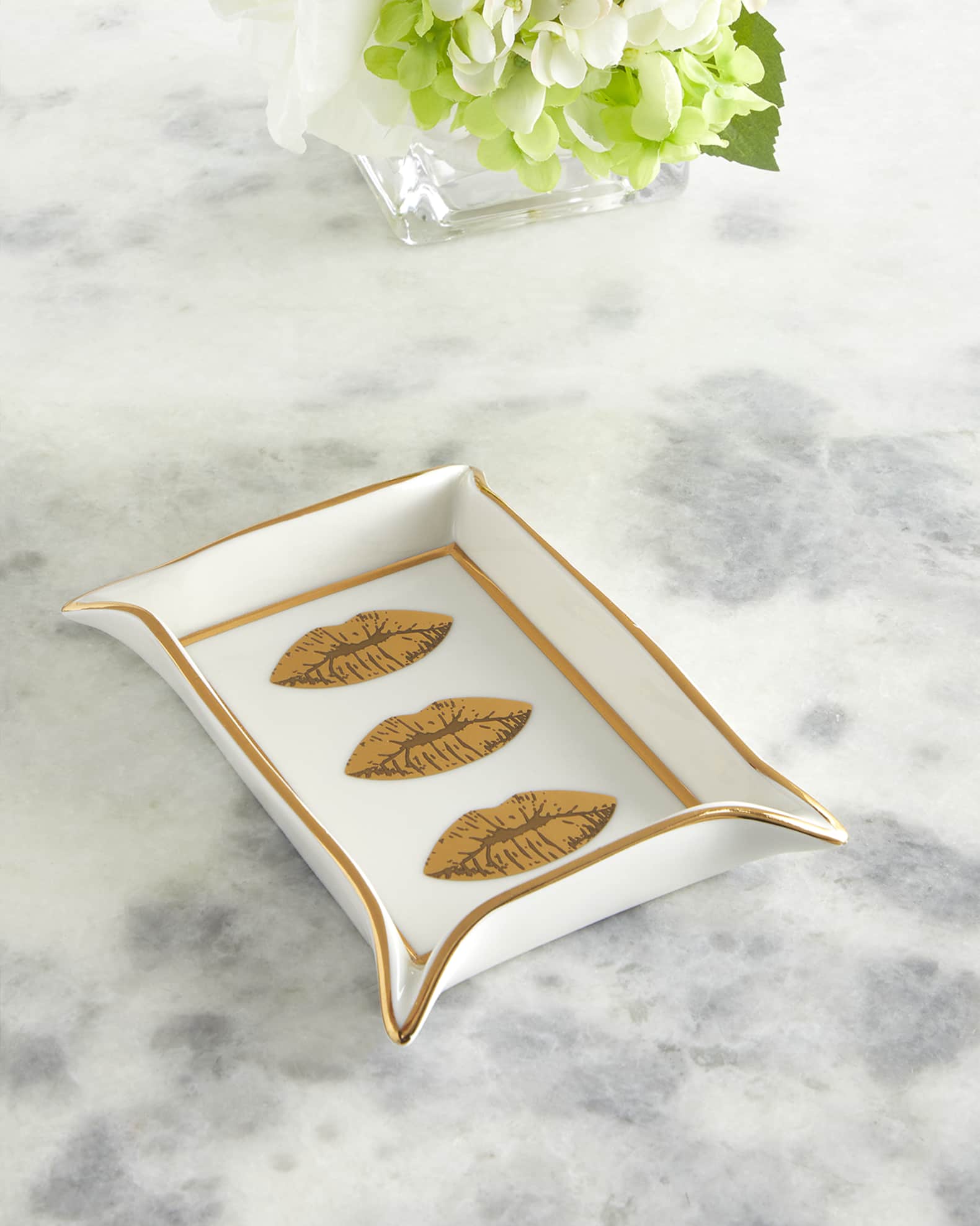 Jonathan Adler Lips Porcelain Valet Tray