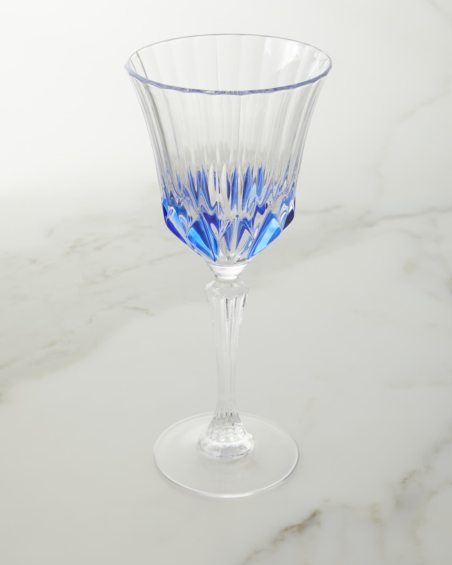 Neiman Marcus Blue Water Glasses, Set of 4, Drinkware & Barware Drinking & Beverage Juice Glasses