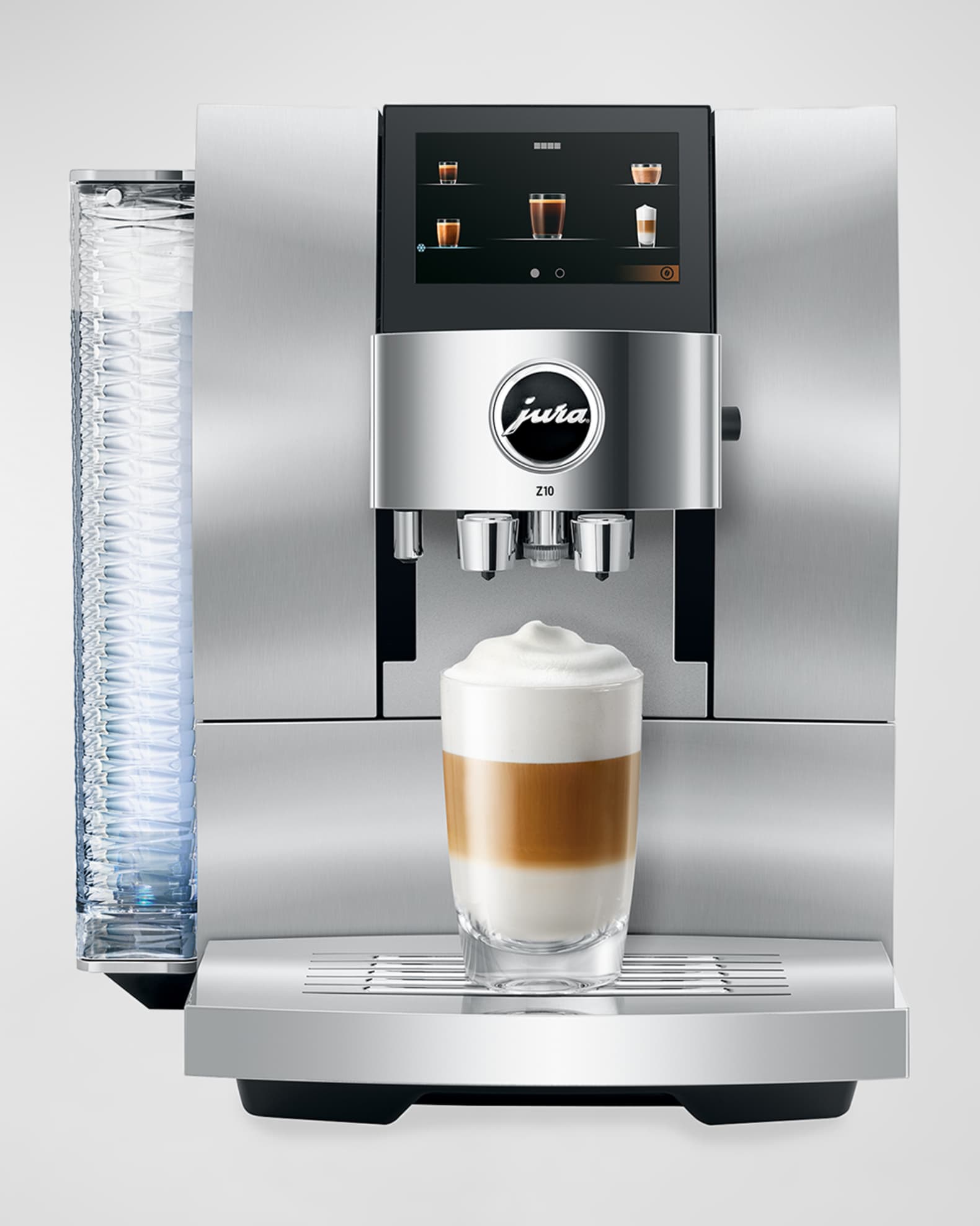 JURA Z10 Premium Fully Automatic Hot & Cold Brew Coffee Machine, Aluminum  White