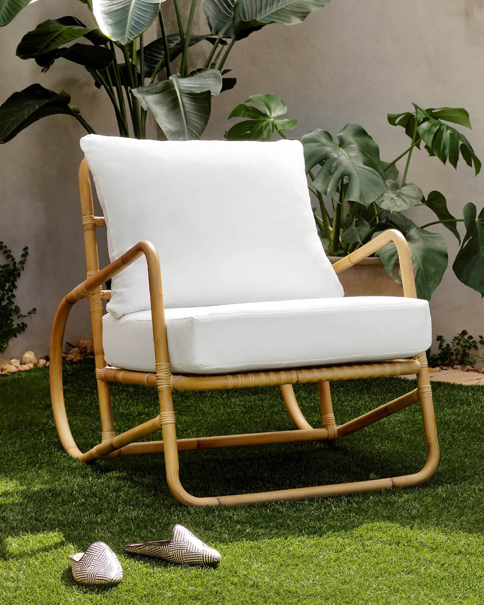 White cane rocking chair best sale