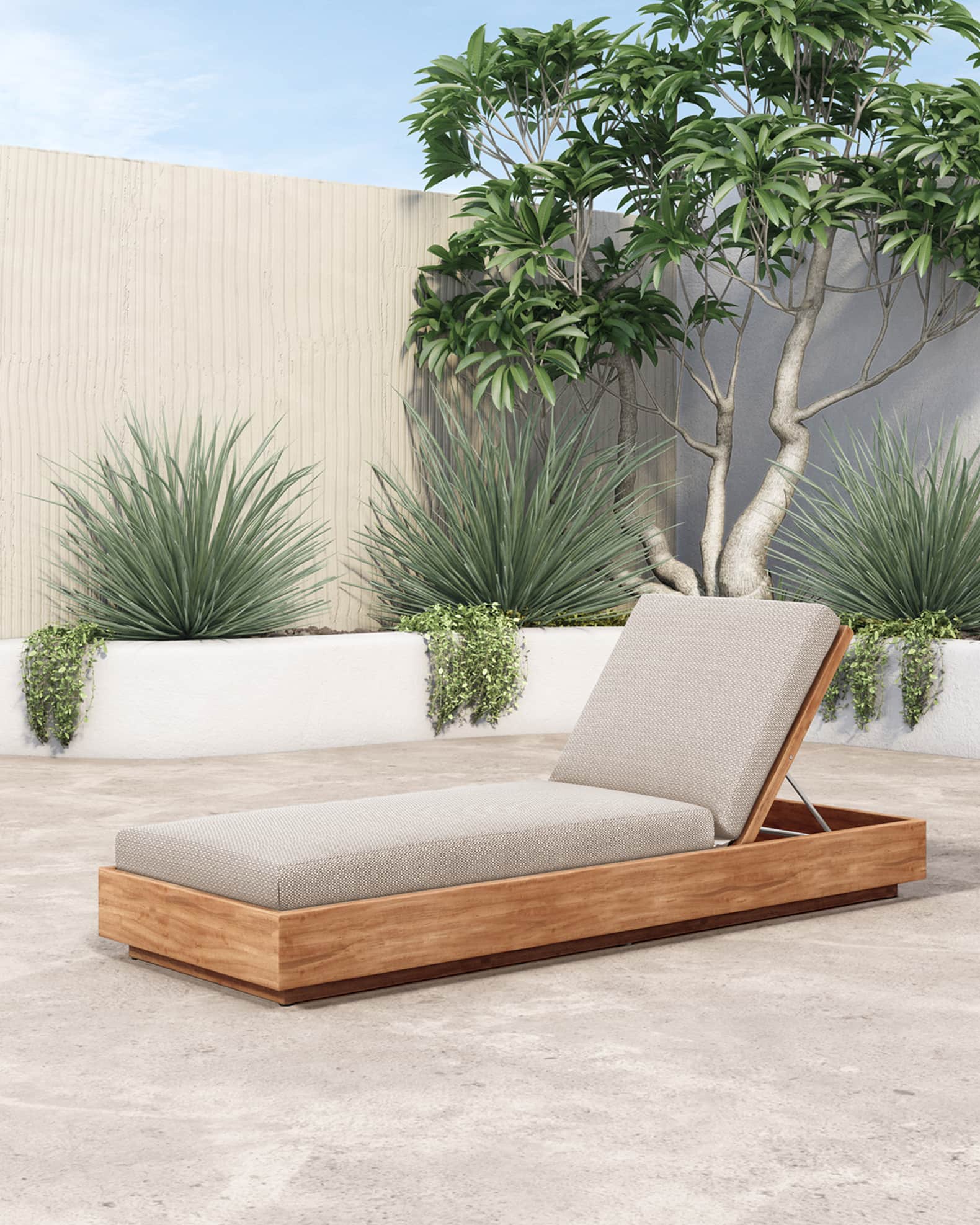 Four Hands Kinta Outdoor Chaise