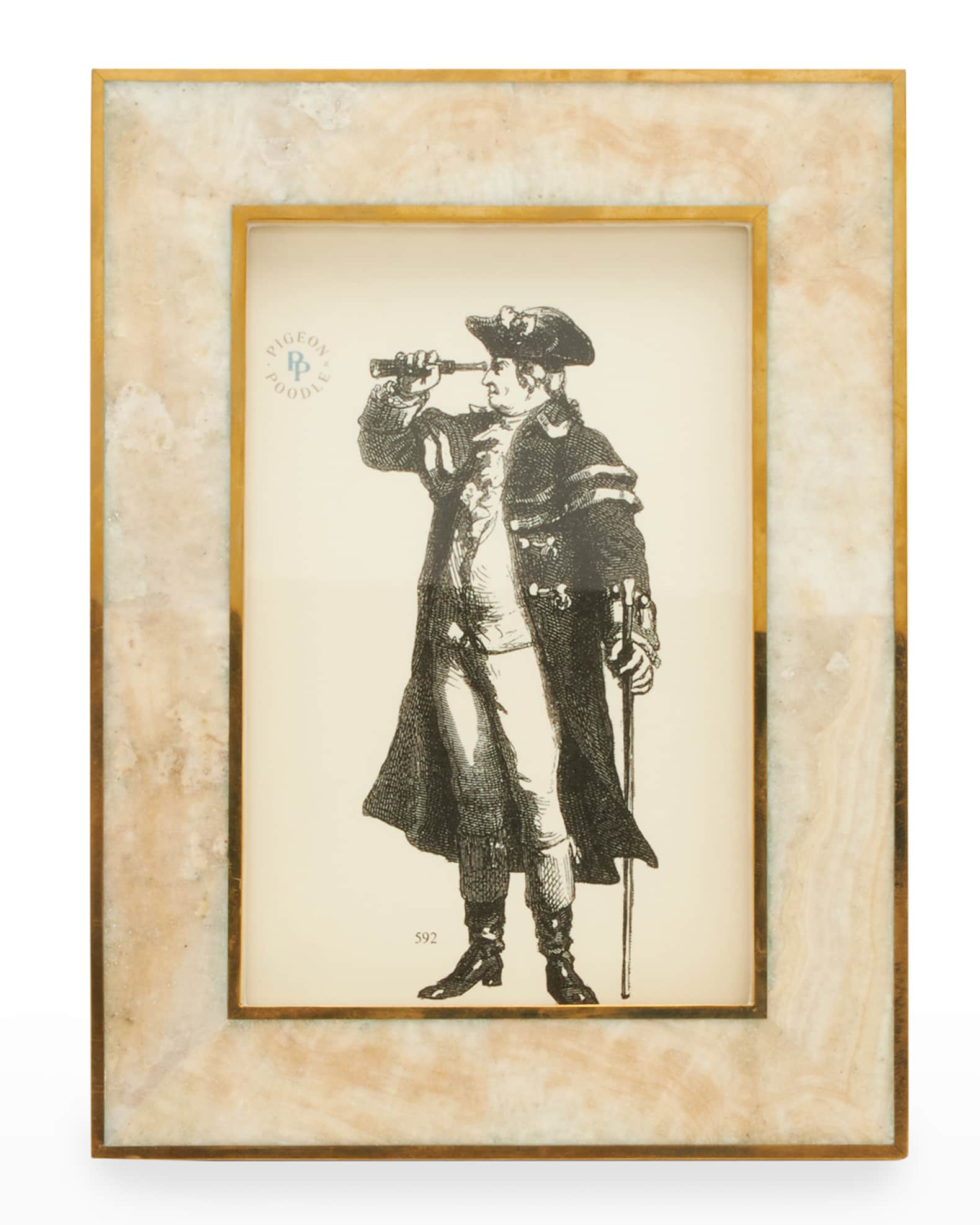 Pigeon and Poodle Helena Frame, 4x6 Horchow