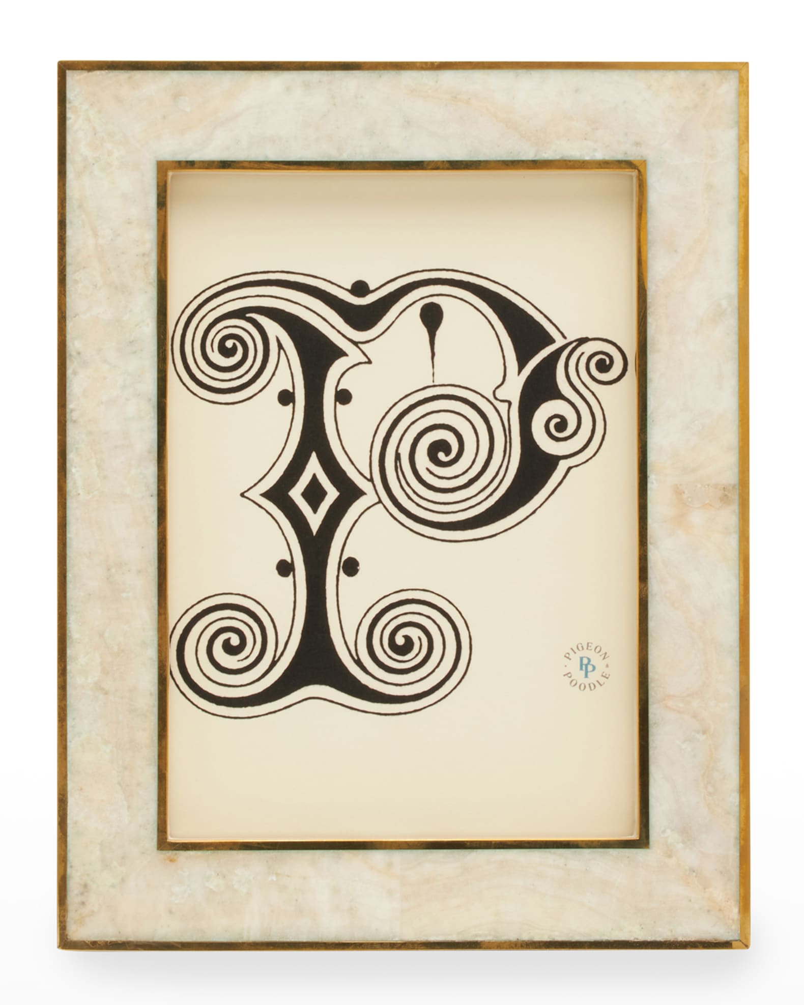 Pigeon and Poodle Helena Frame, 5x7 Horchow