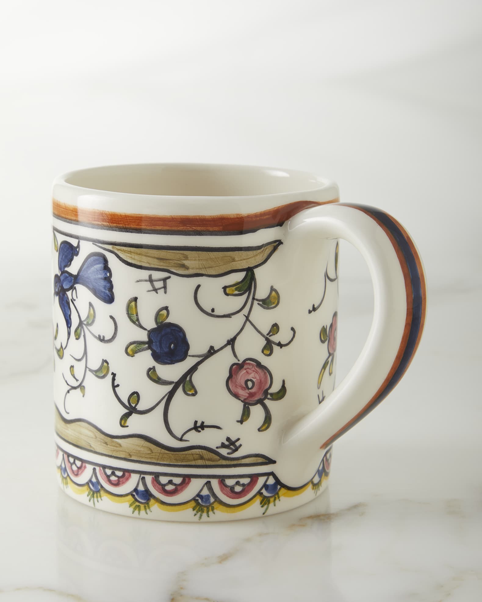 Neiman Marcus Pavoes Mugs, Set of 4
