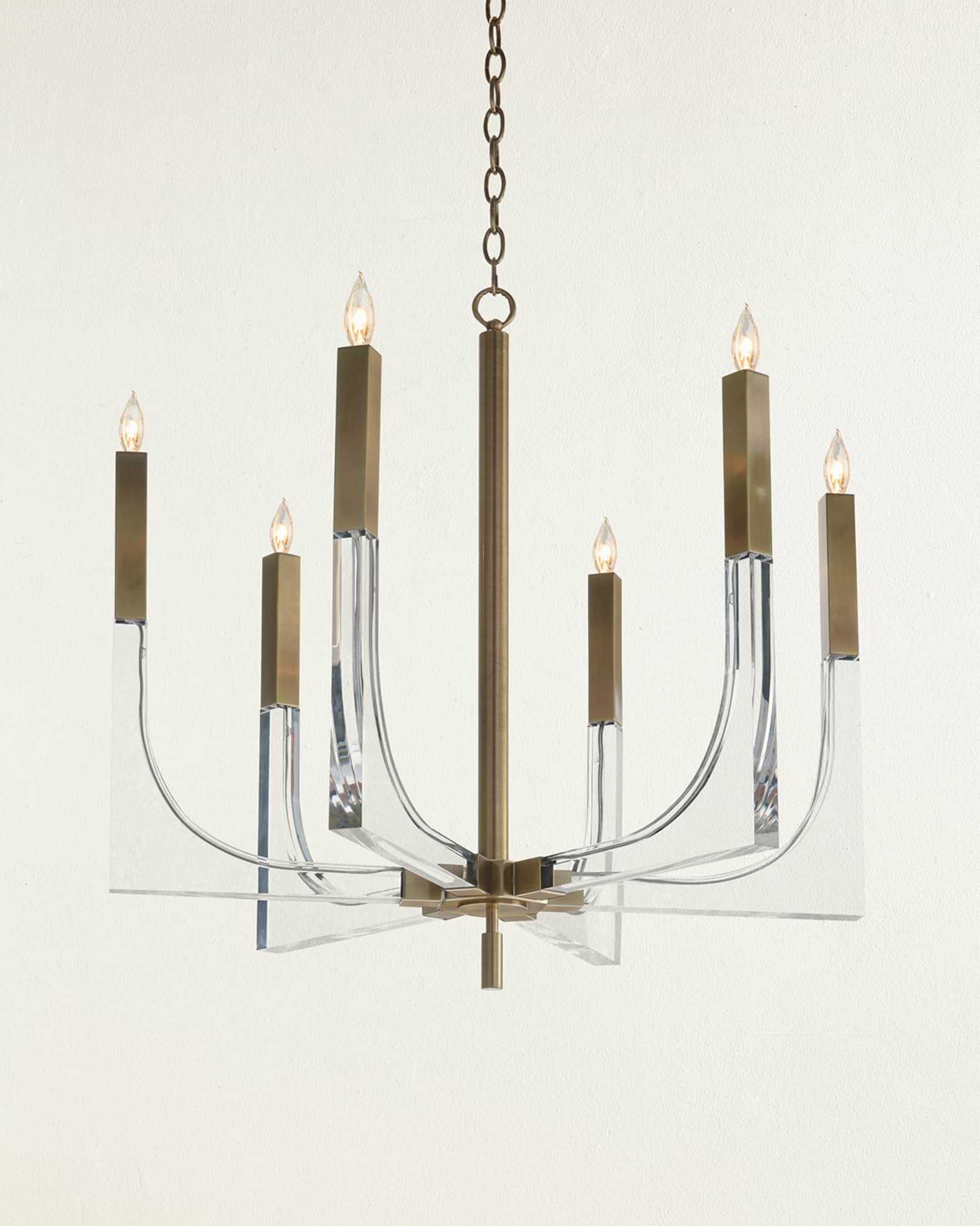Acrylic and gold light fixture new arrivals