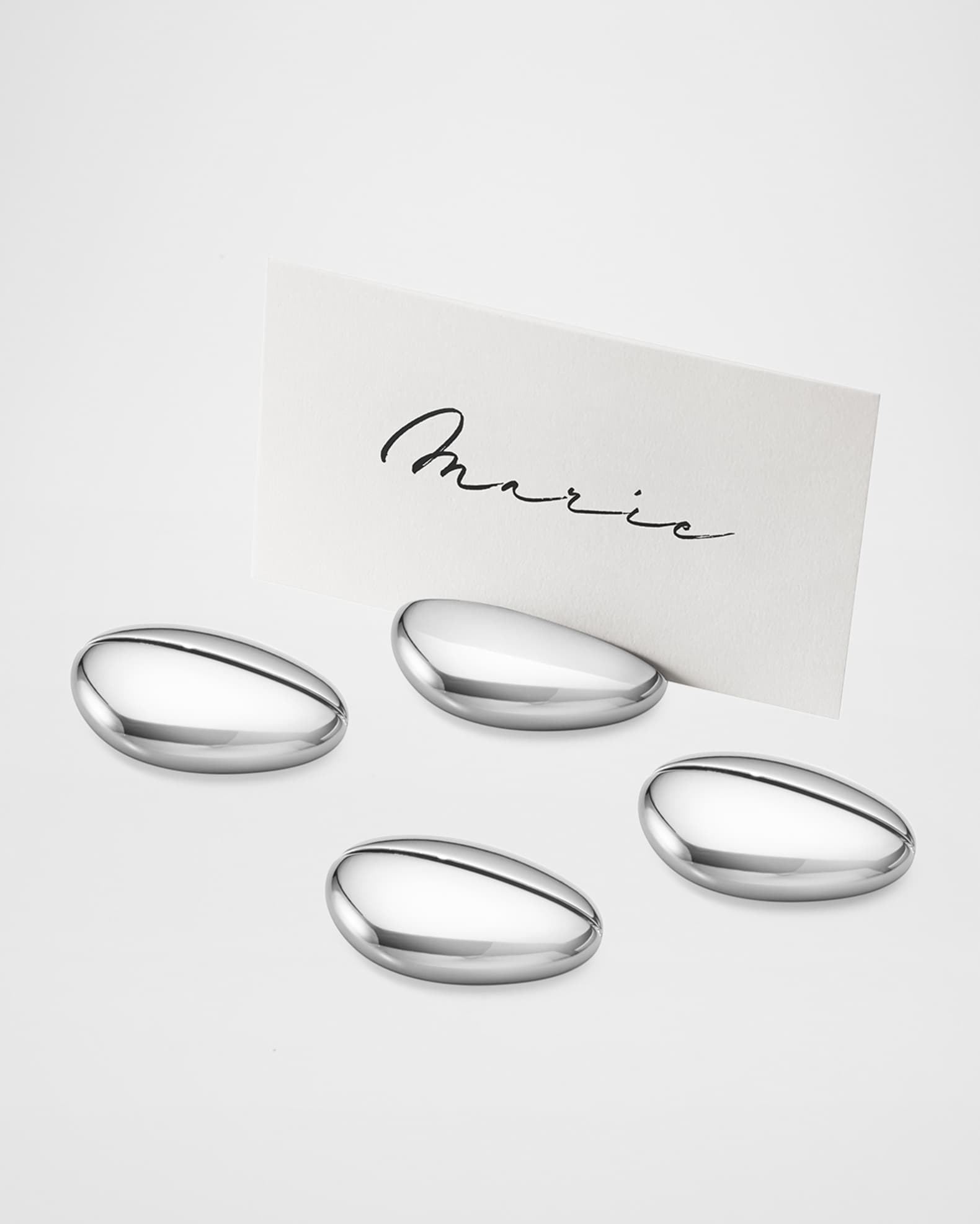 Georg Jensen Sky Table Cardholder, Set of 4