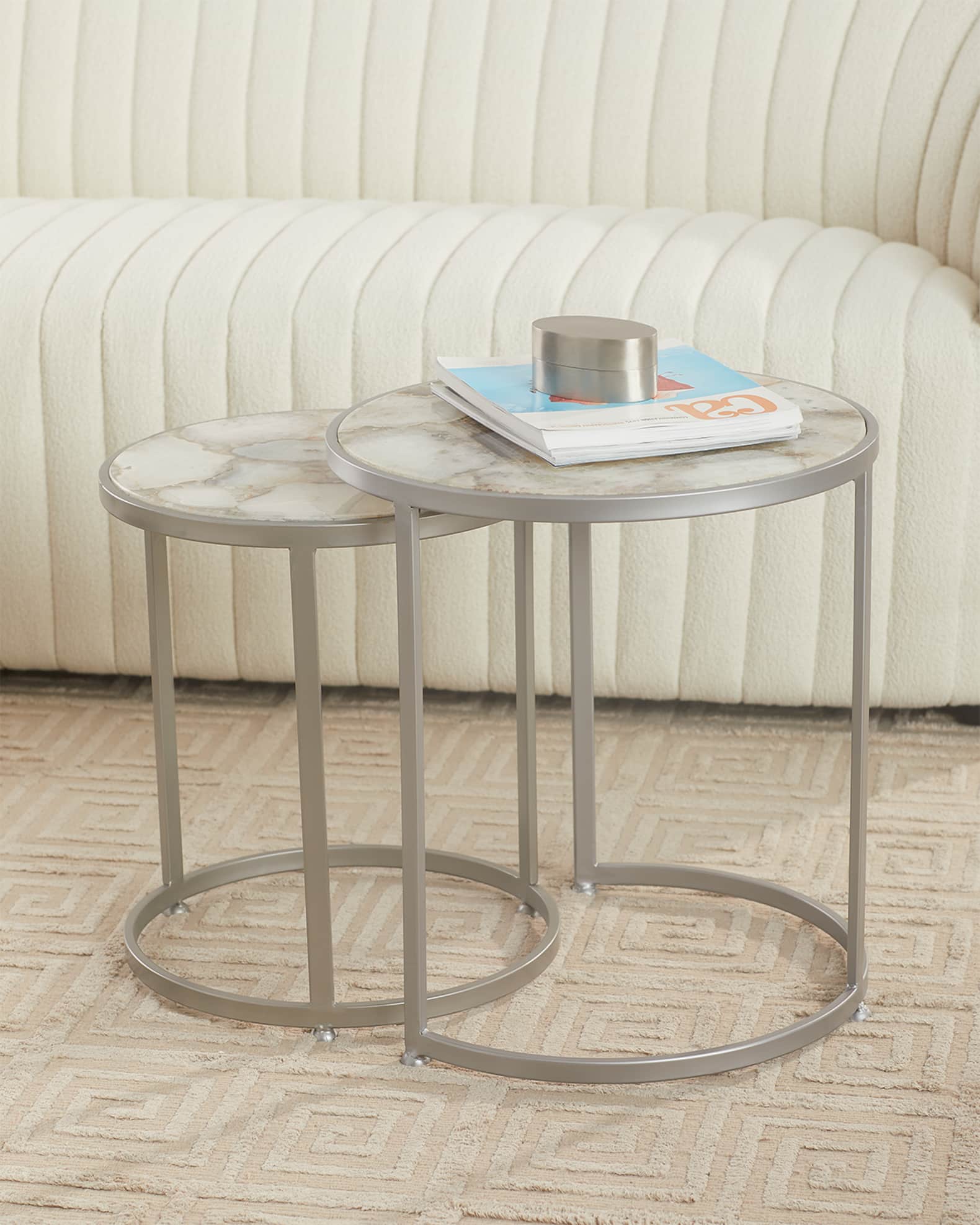 Gianna Nesting Tables Set of 2 Horchow
