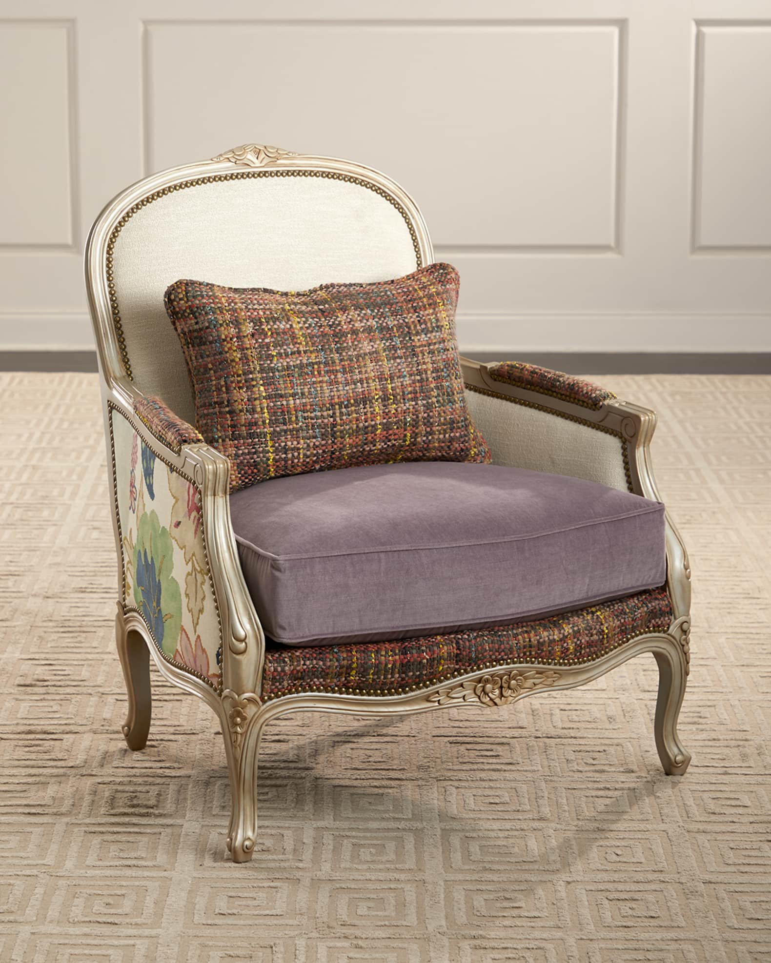 Massoud Enola Bergere Chair Horchow