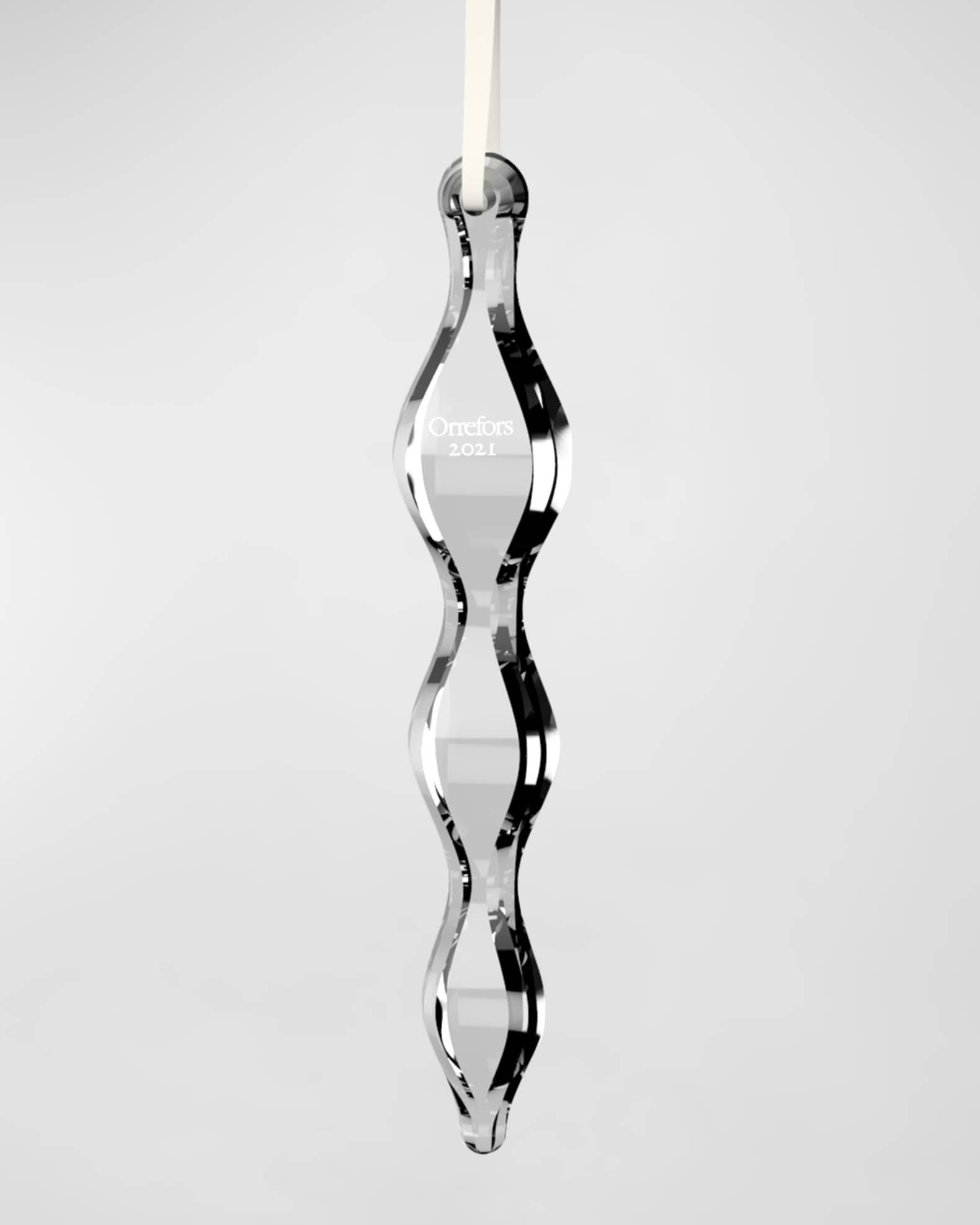 Orrefors Christmas 2021 Annual Icicle Ornament Horchow