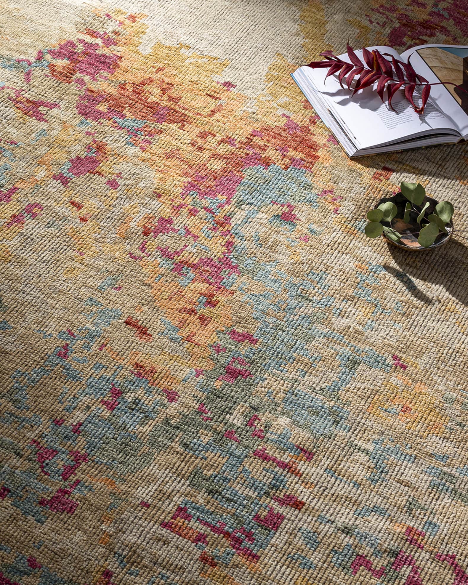 Surya Rugs Benjamin Hand-Knotted Wool Rug, 6' x 9'