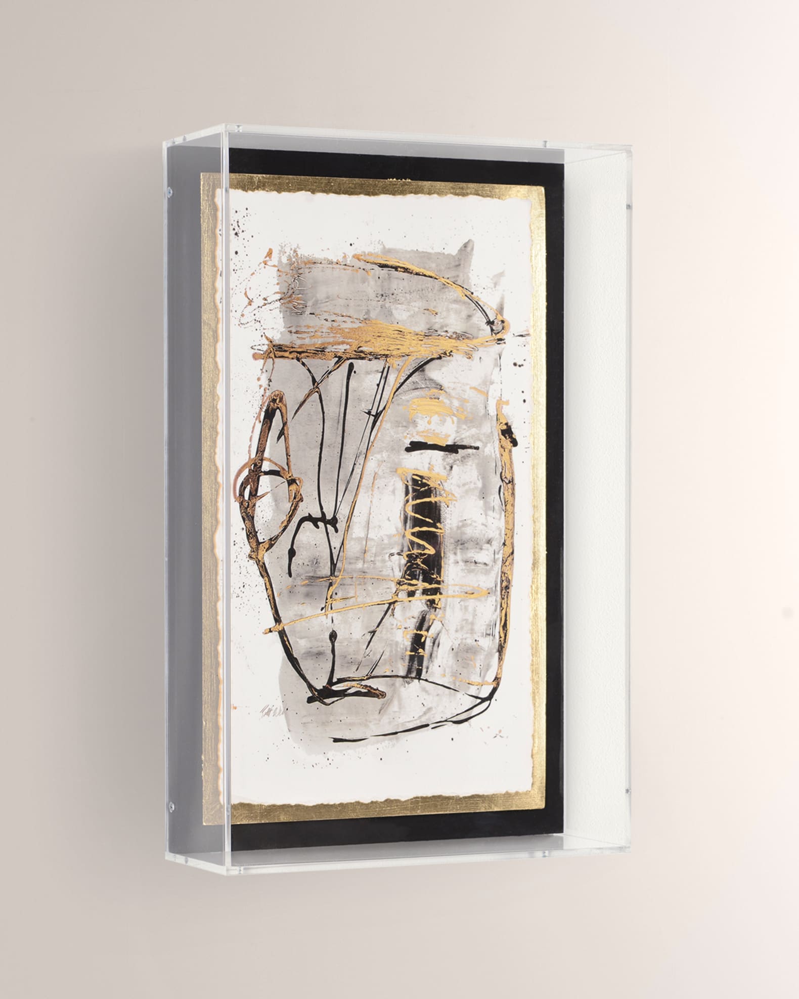 JohnRichard Collection "Gold Splash III" Giclee Wall Art by Robert