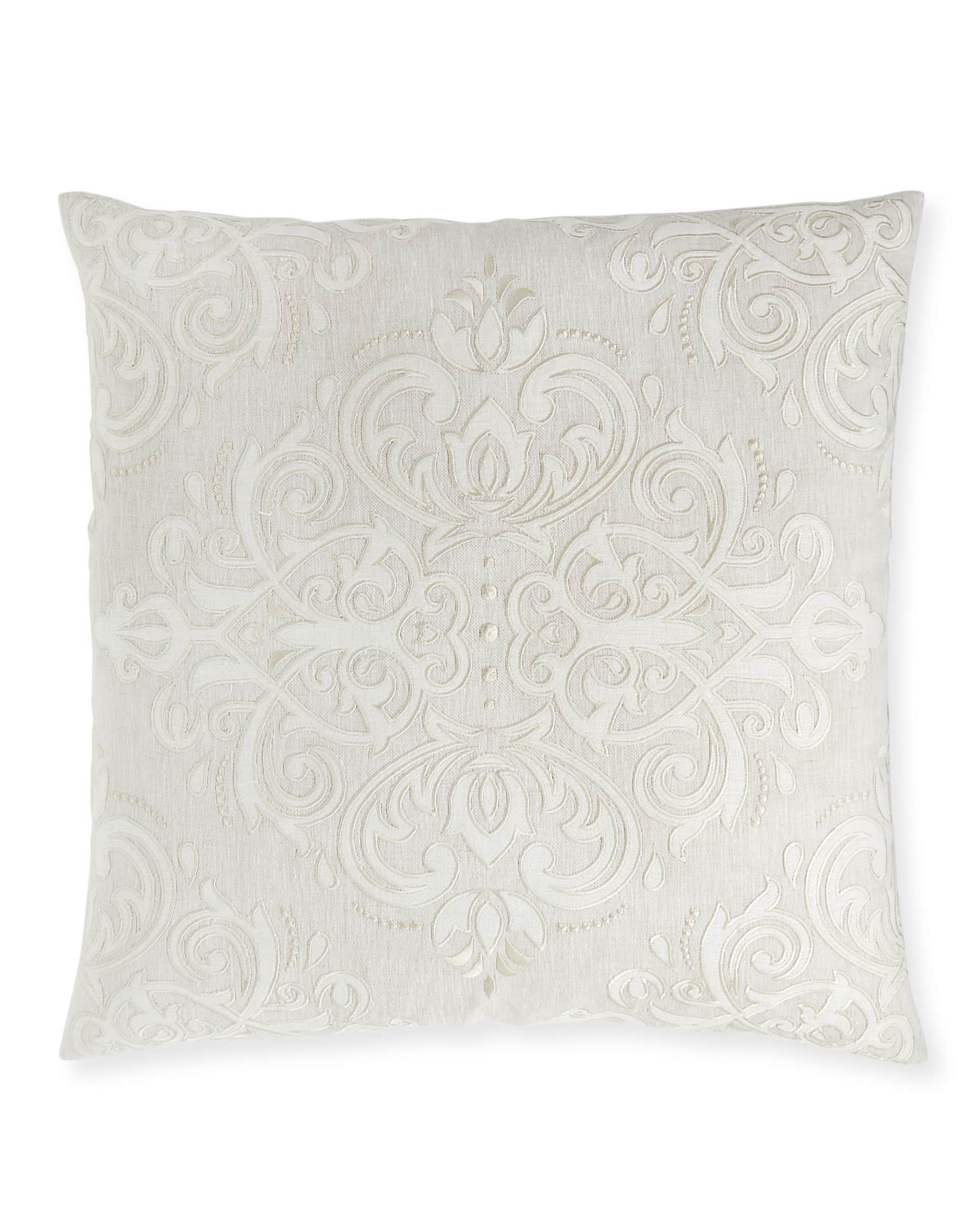 Callisto Home Roma Embroidered Pillow 22