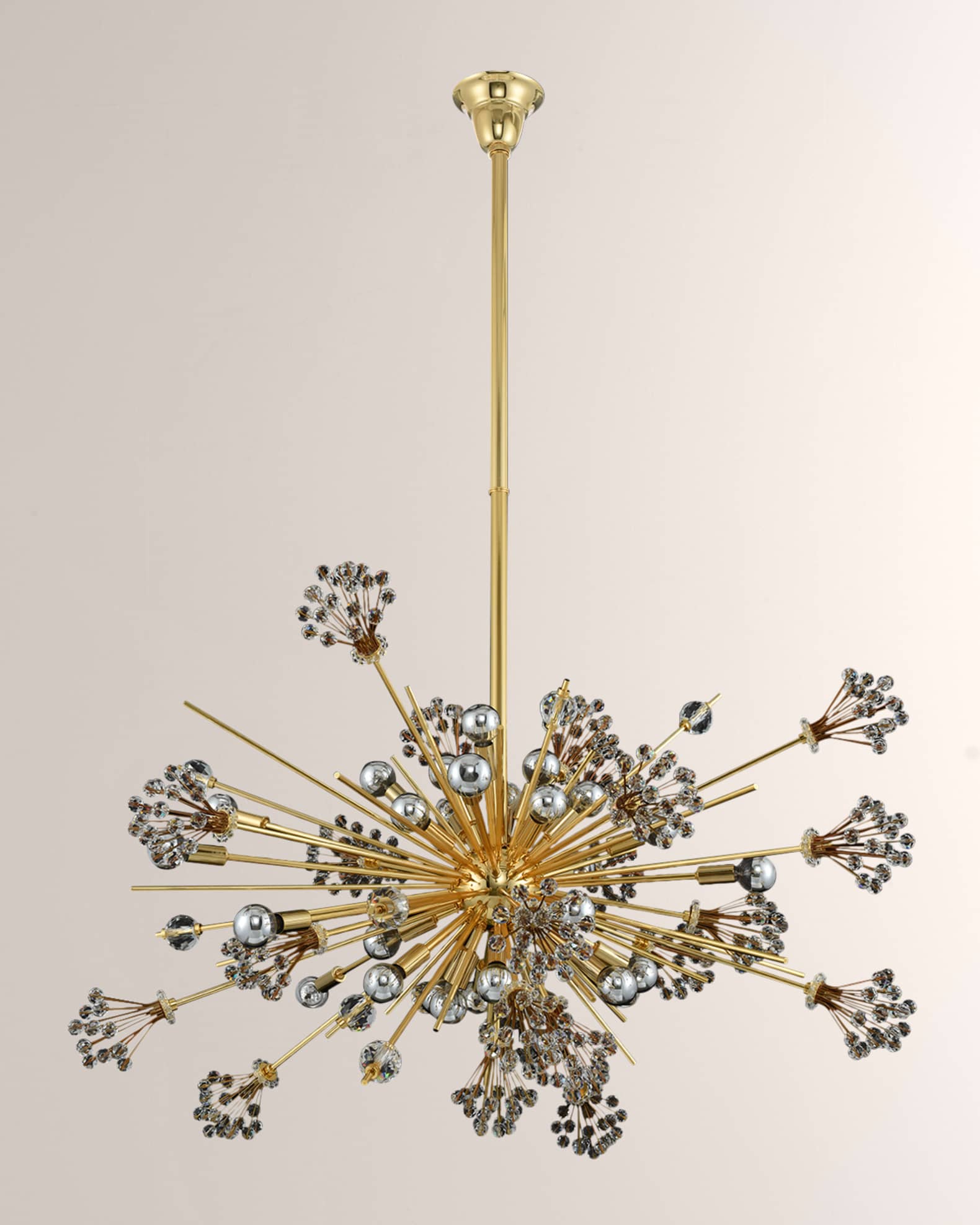 Allegri Crystal by Kalco Lighting Constellation 36" 30-Light Oval Chandelier