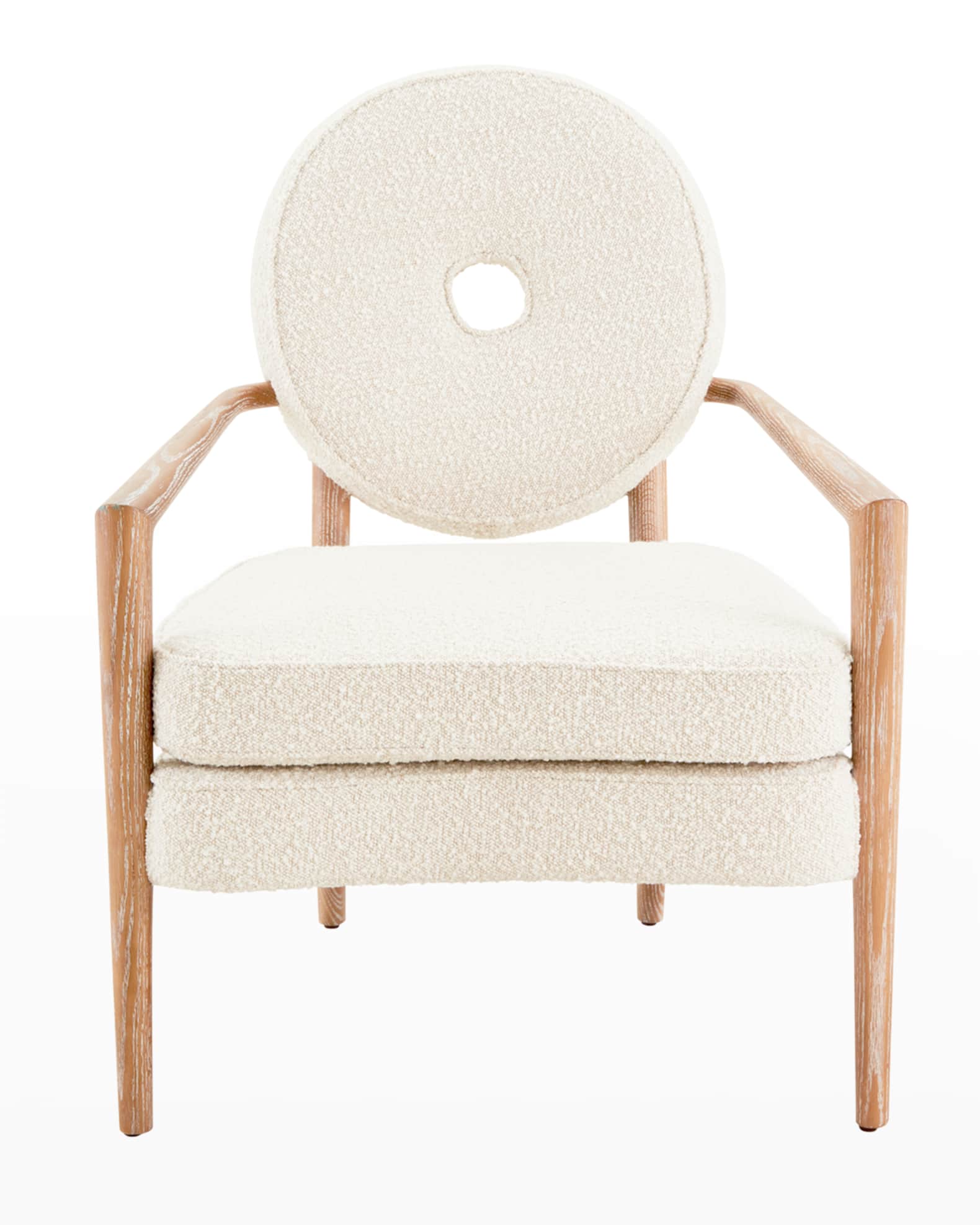 Jonathan Adler Zola Lounge Chair Olympus Oatmeal Horchow