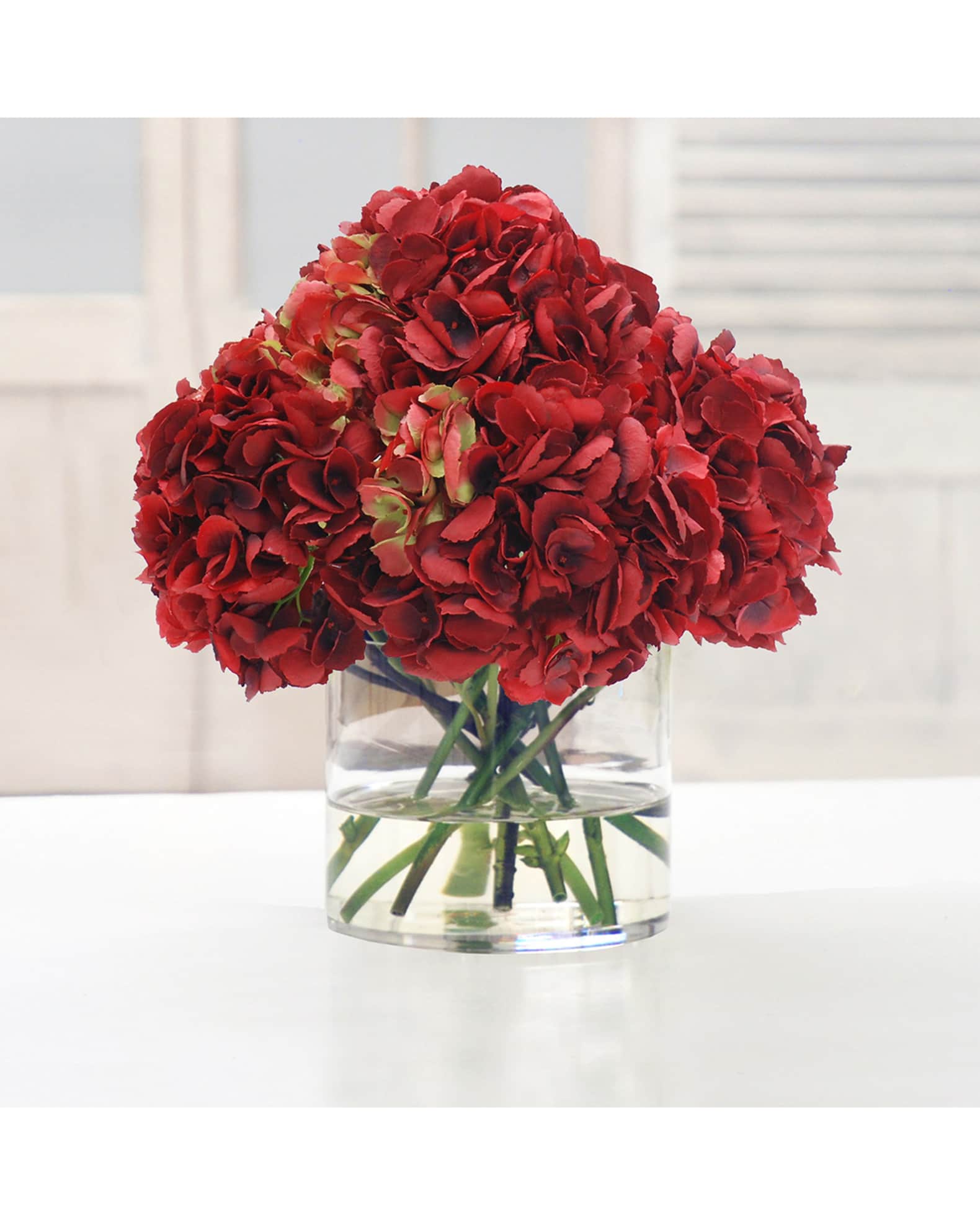 Winward Home Hydrangea Faux-Floral Arrangement in Vase
