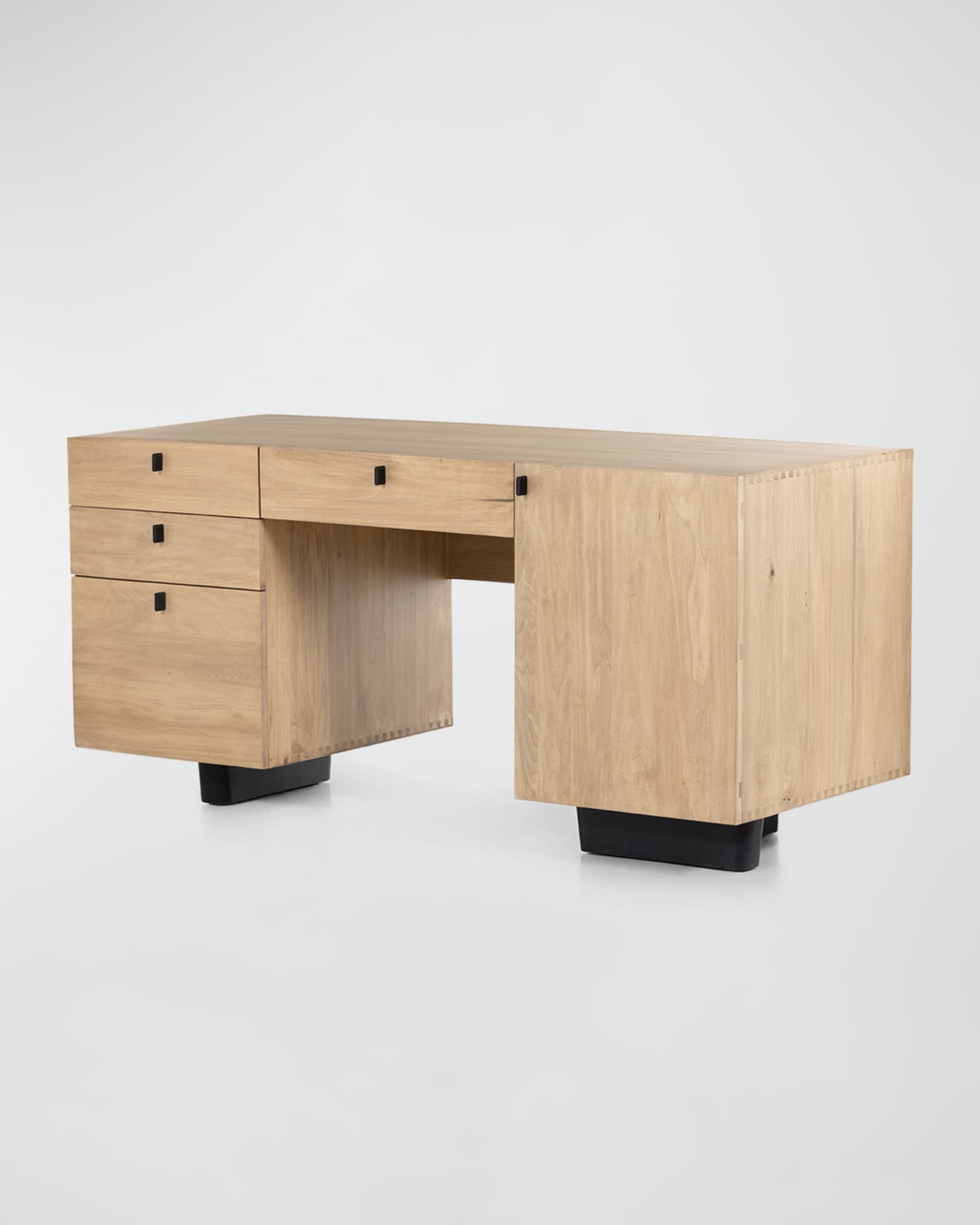 Parnell solid shop wood desk