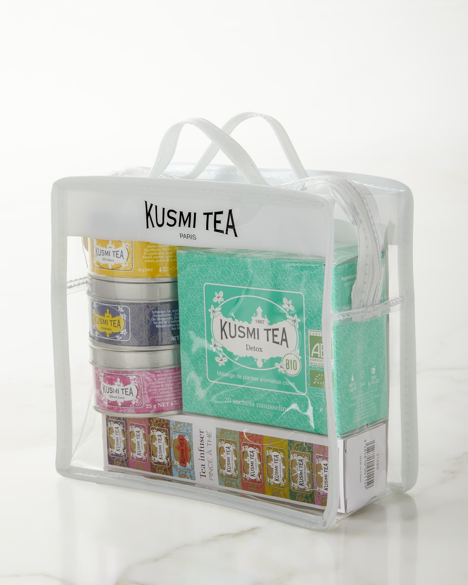 Kusmi Tea Organic Tea Travel Kit Gift Set