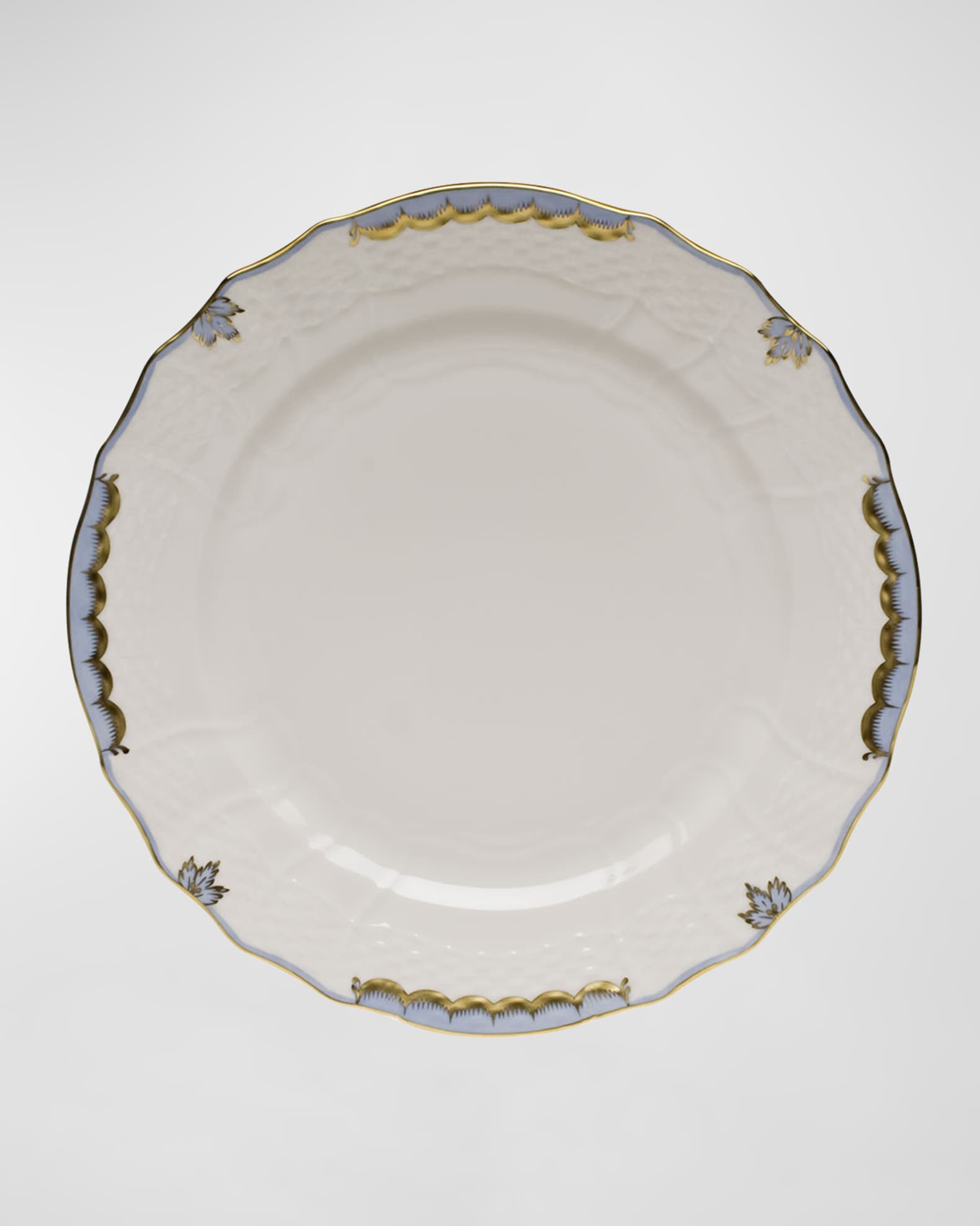Herend Princess Victoria Light Blue Service Plate