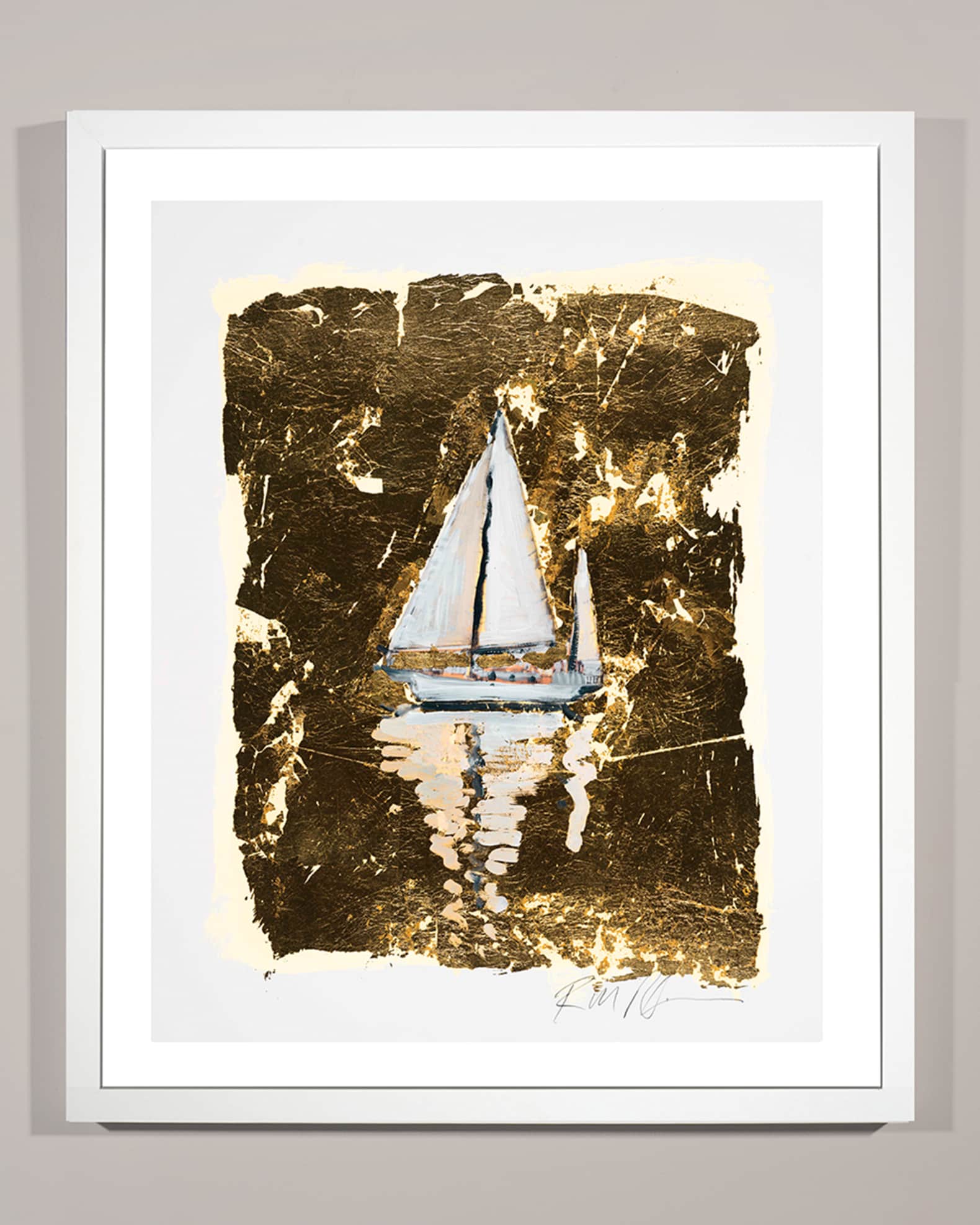 RFA Fine Art 'Gold Coast Boat 4' Wall Art Horchow