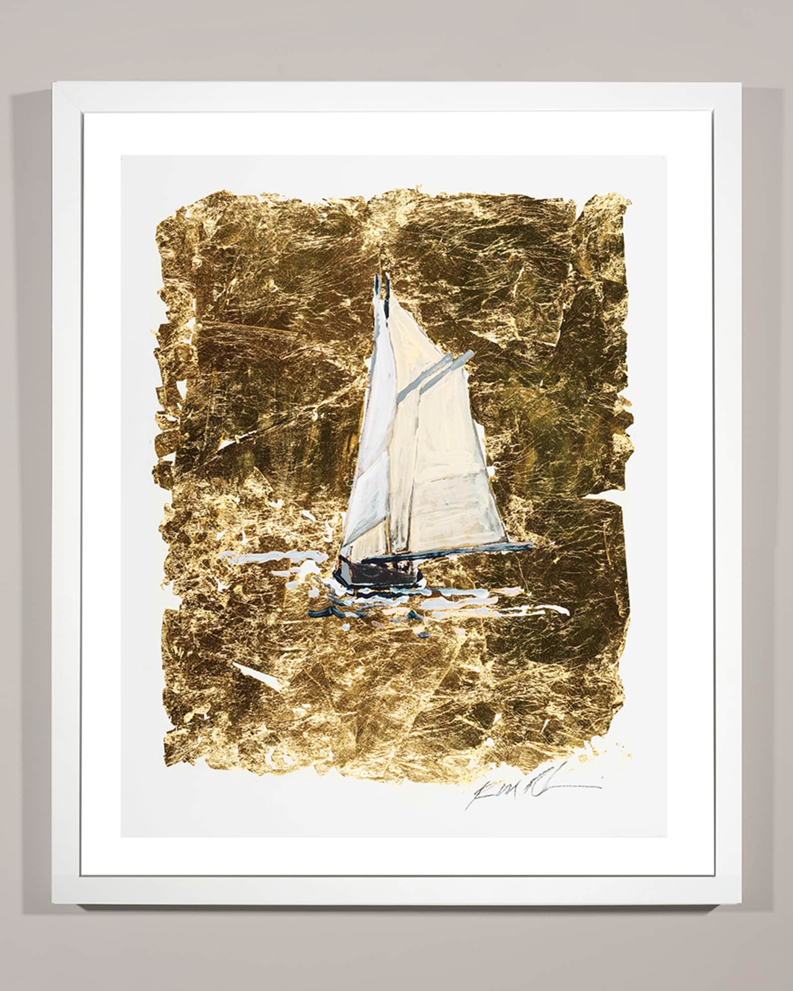 RFA Fine Art 'Gold Coast Boat 5' Wall Art Horchow
