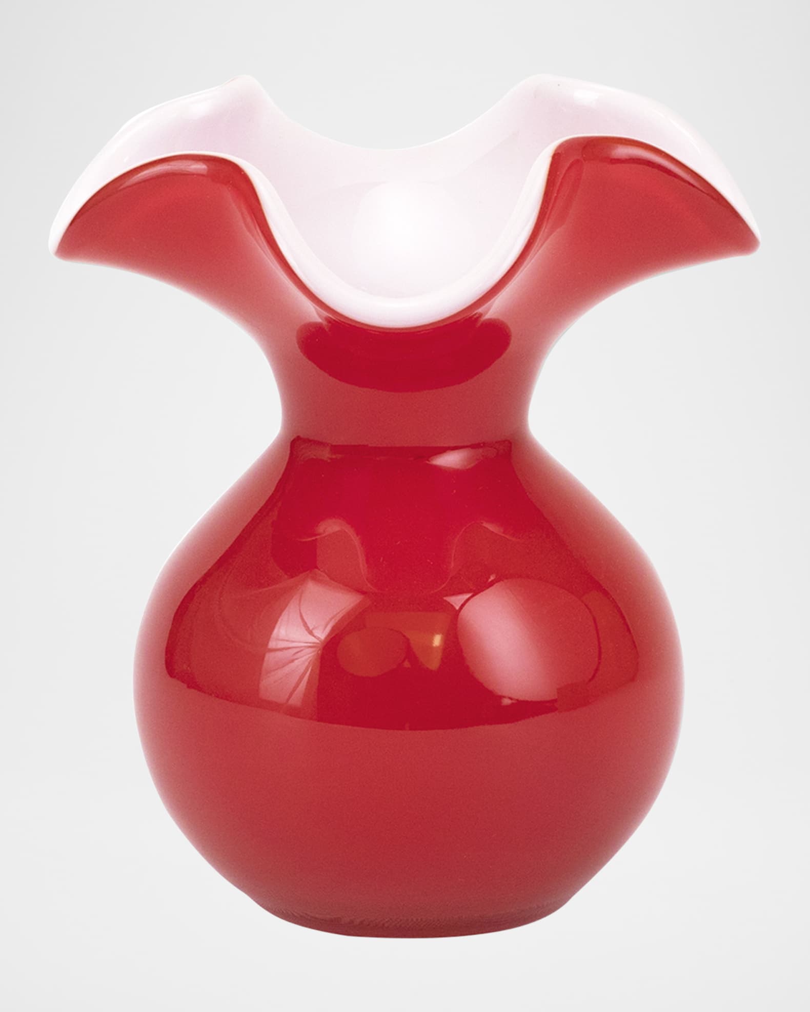 Vietri Hibiscus Glass Red Bud Vase Horchow