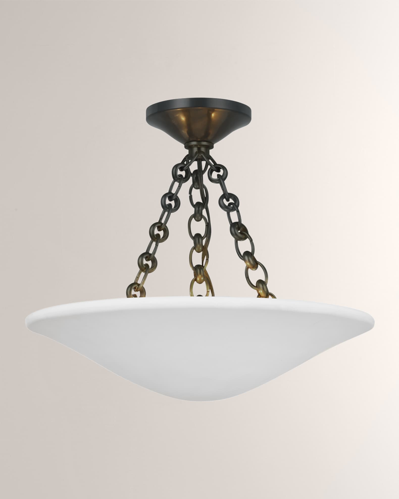 Visual Comfort Signature Mollino 16" Semi Flush Mount By AERIN | Horchow