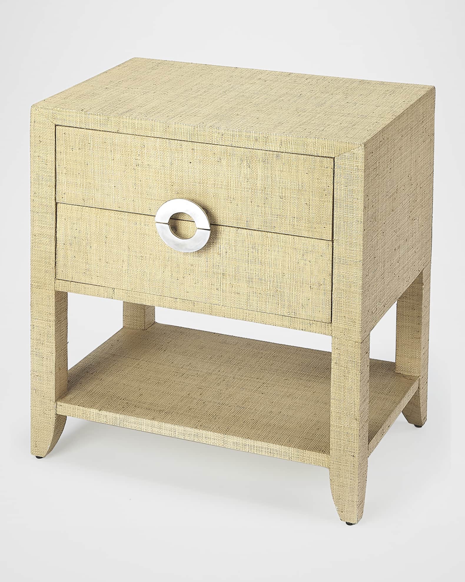 Raffia end table hot sale