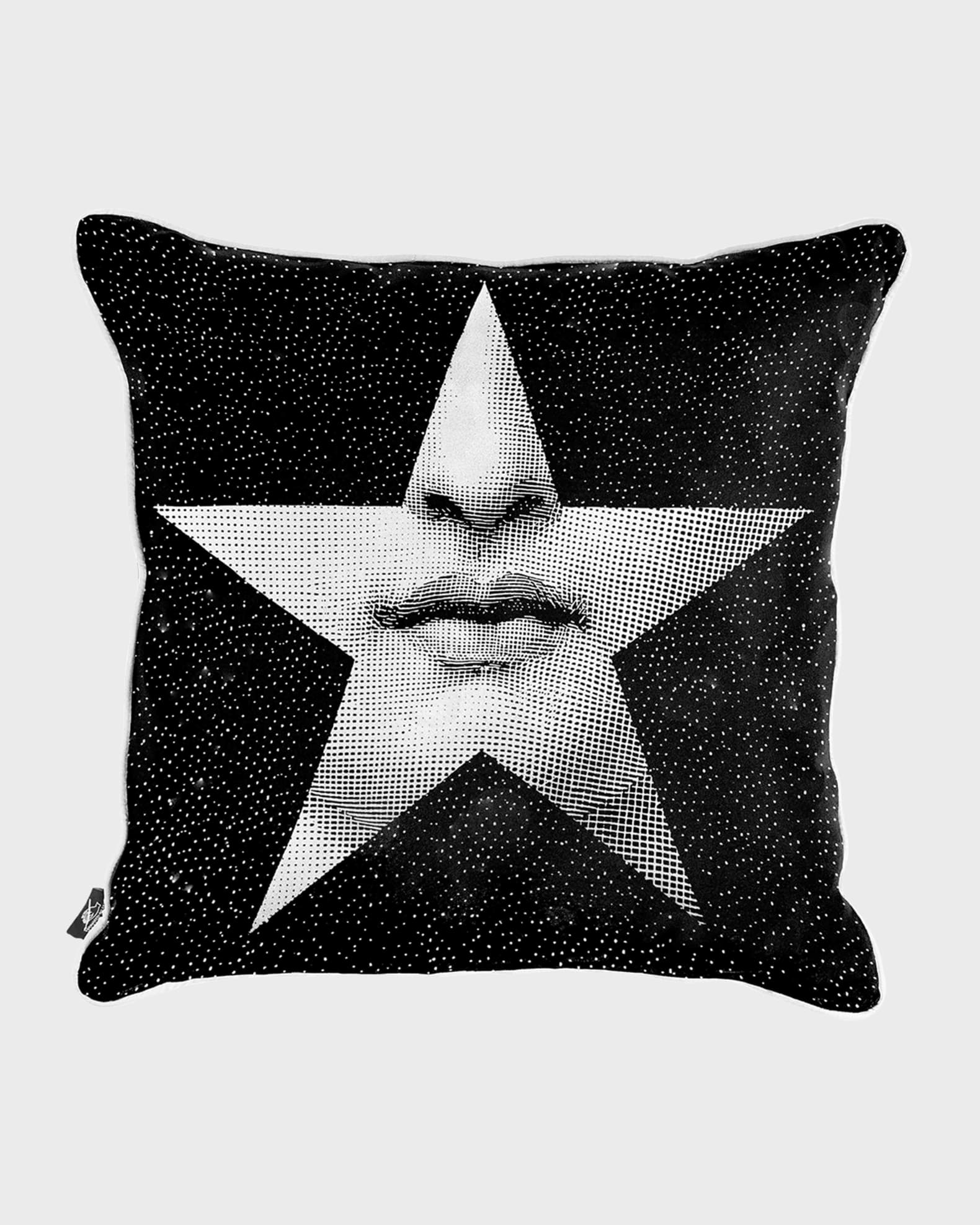 Lina Cavalieri-print reversible cushion