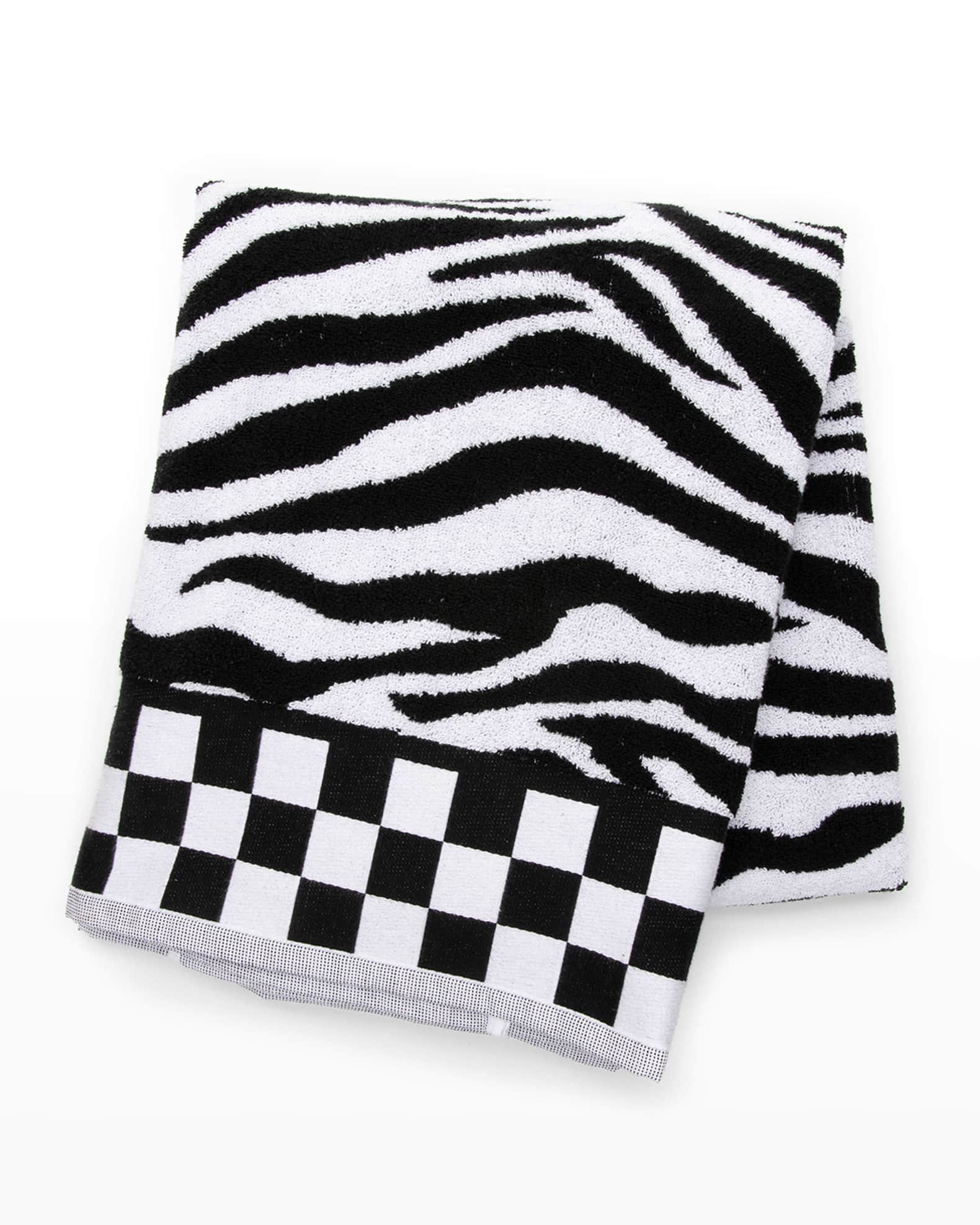 MacKenzieChilds Zebra Bath Towel Horchow