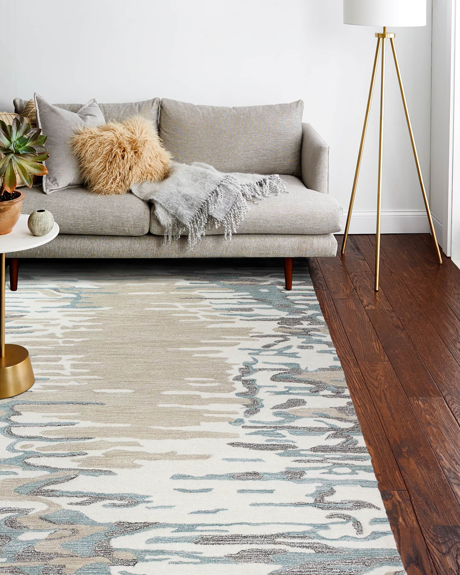 Topsail Hand-Tufted Rug, 6' x 9'