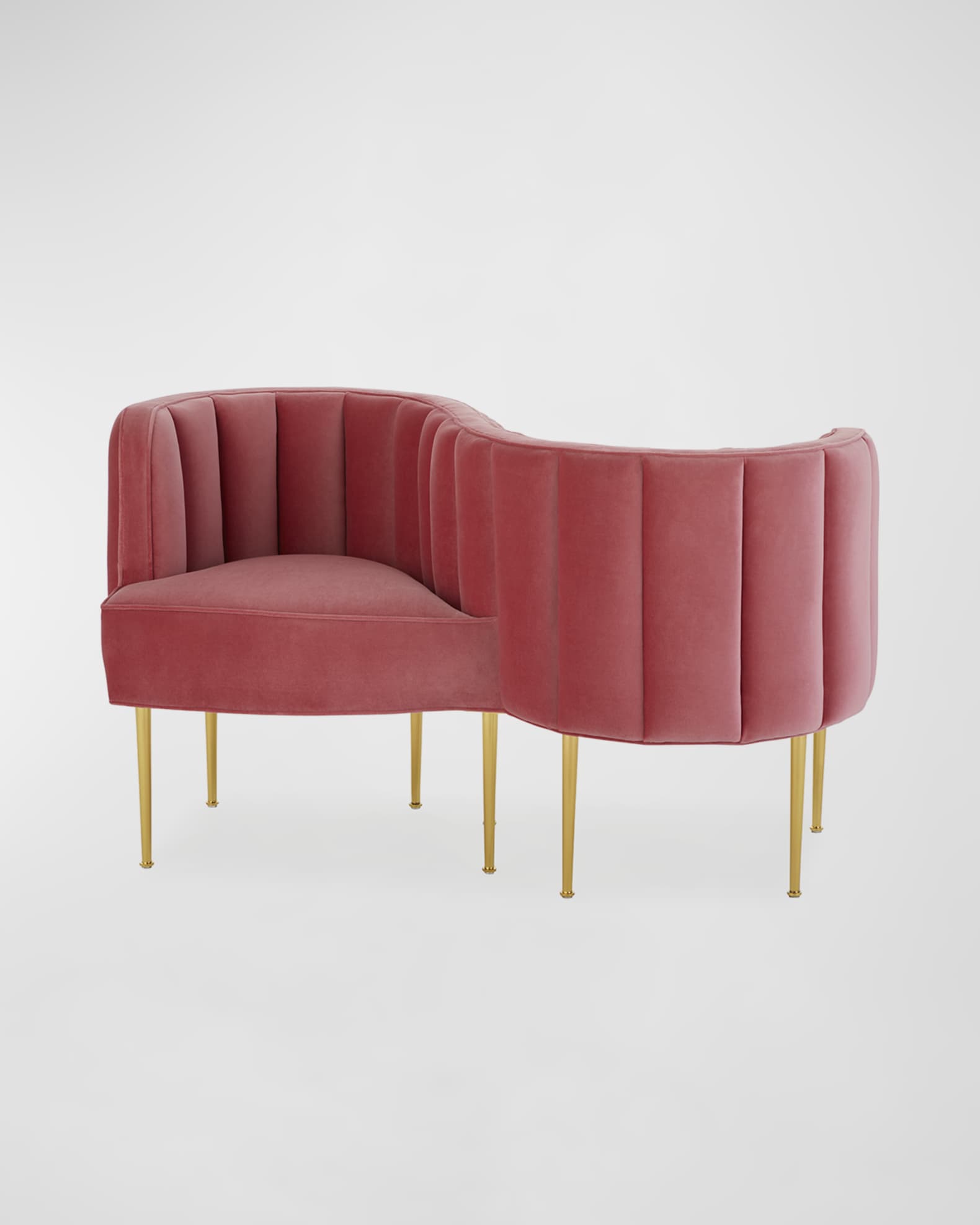 Haute House Lily Tete-a-Tete Settee | Horchow
