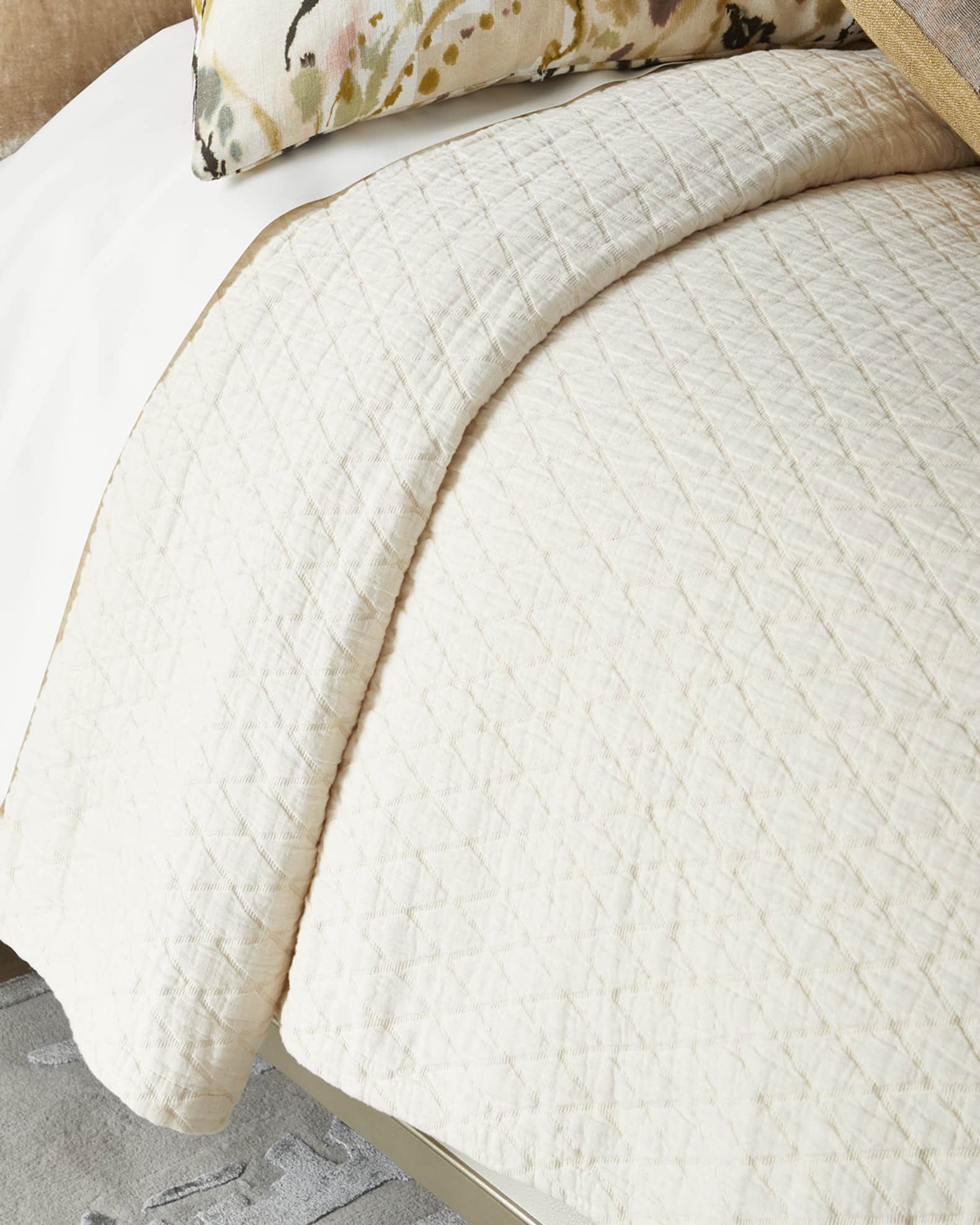 Ivory cheap king blanket