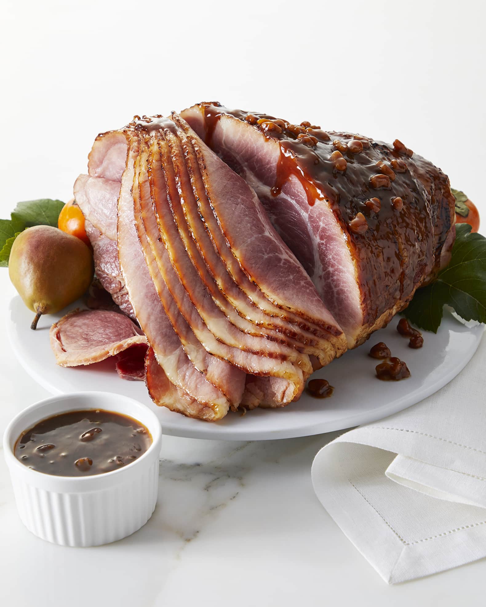 The Cajun Turkey Co Half Honey Glazed Ham with Praline Walnut Glaze, Serves 12-15