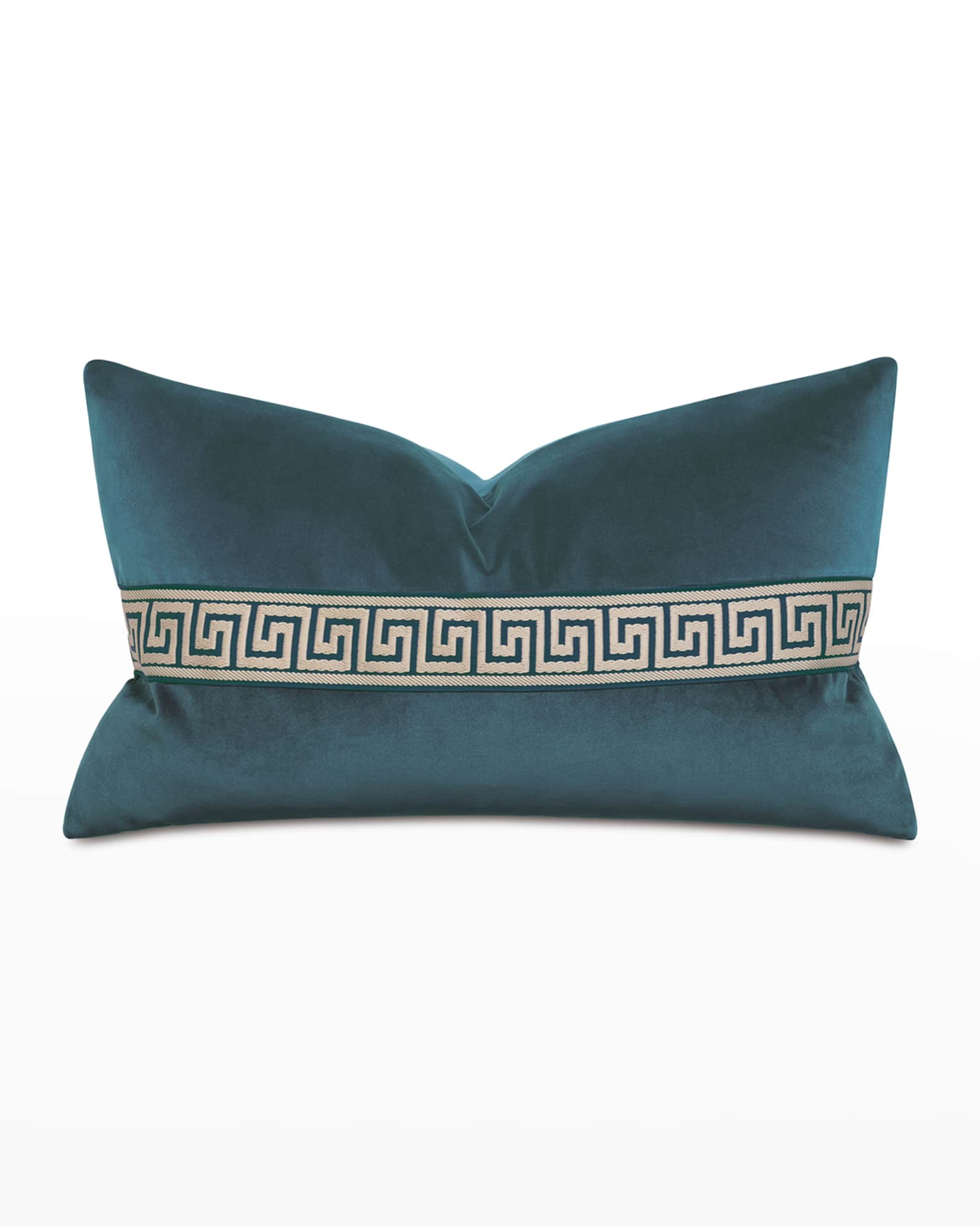 Eastern Accents Uma Greek Key Border Lumbar Pillow Pacific Horchow