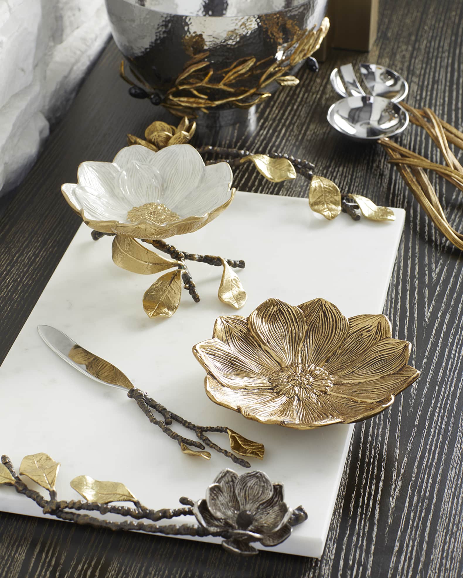 Michael Aram Vintage Bloom Triple Dish | Horchow