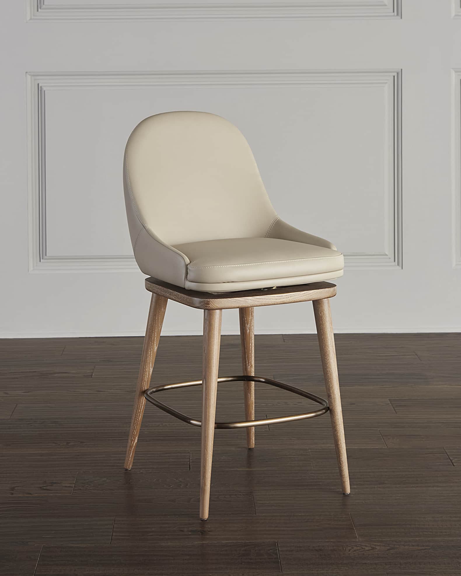 Interlude Home Harper Swivel Counter Stool, 26"