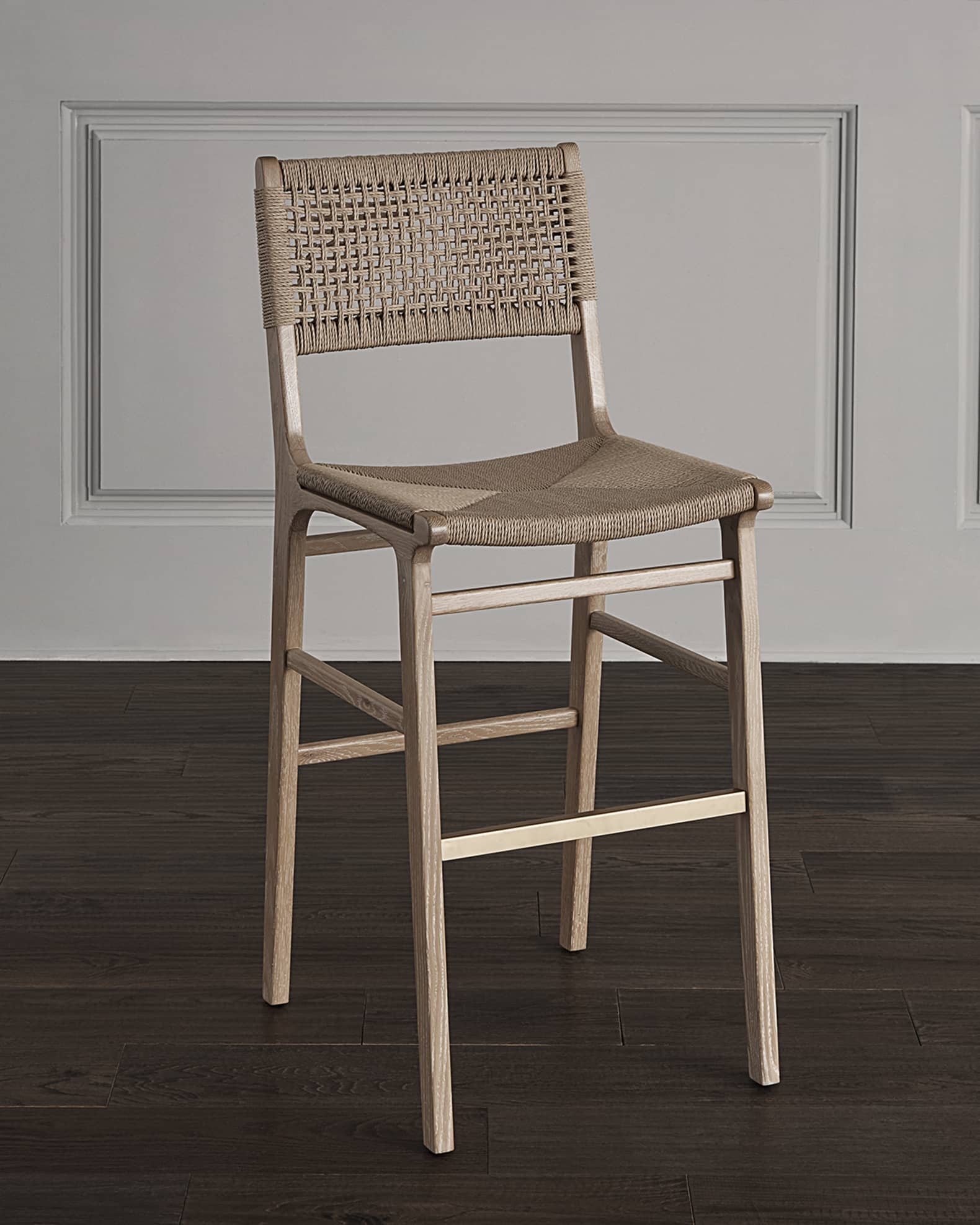 Worlds Away Viviaan Bar Stool, 31.25"
