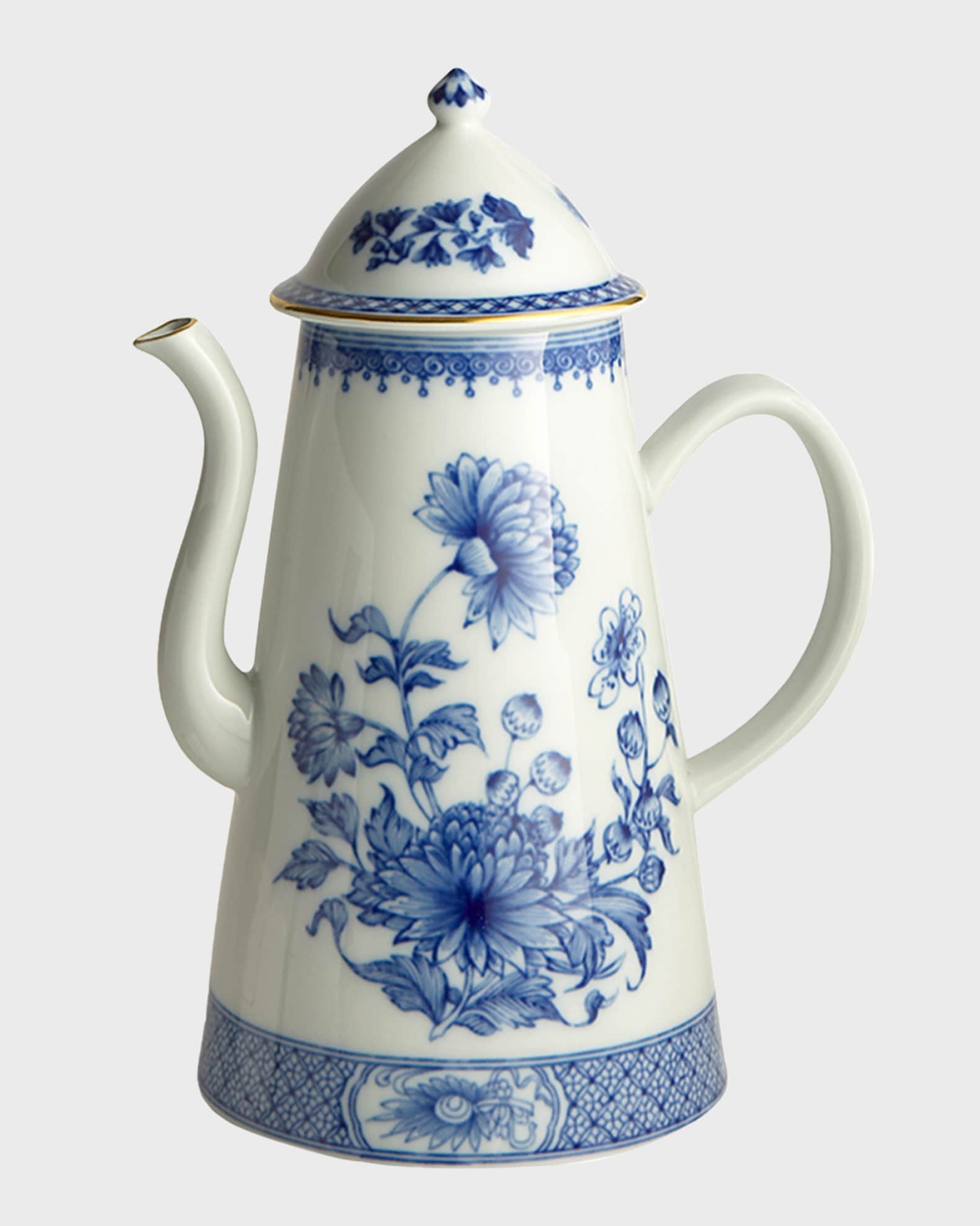 Mottahedeh Imperial Blue Coffee Pot